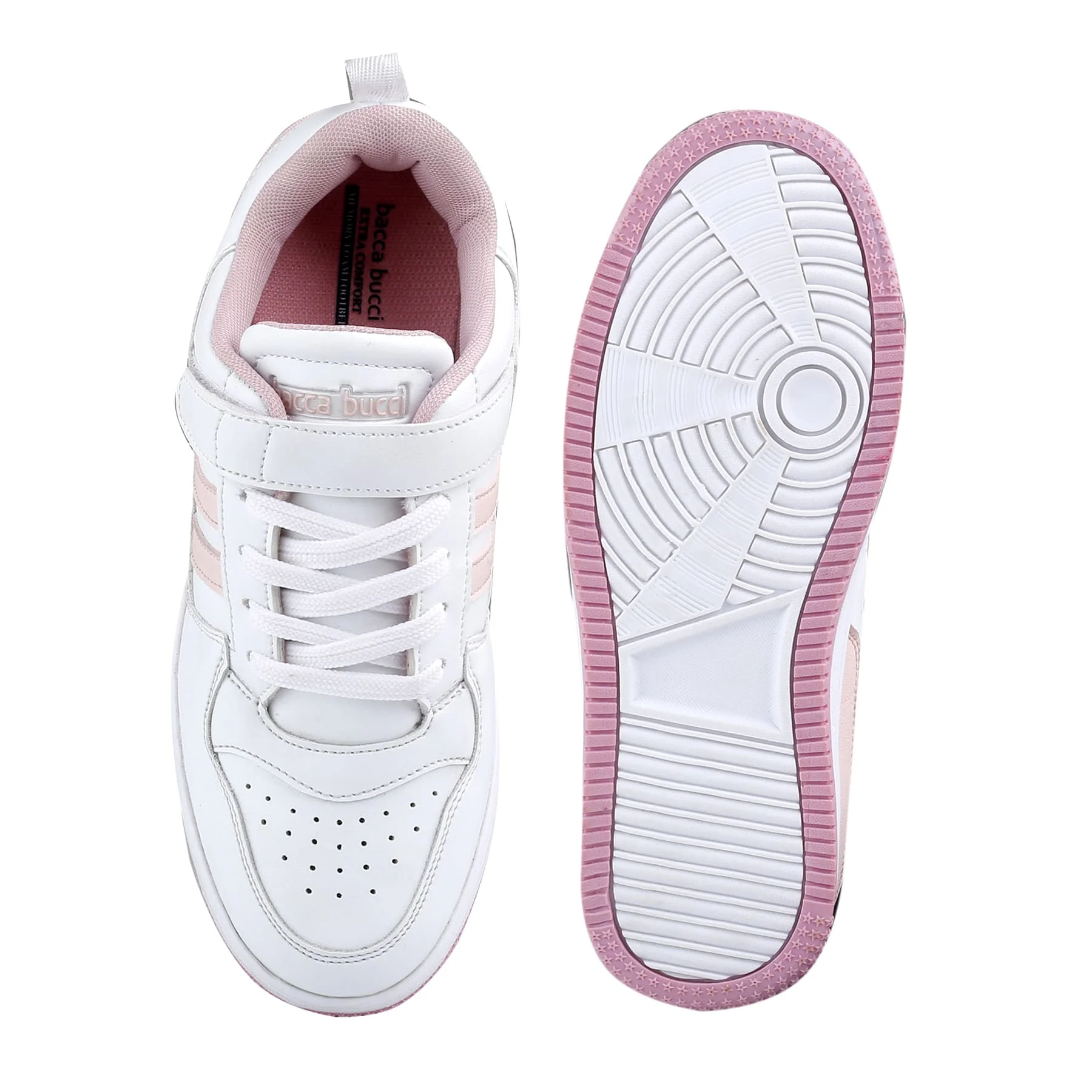 Bacca Bucci PHOENIX Low-Top Fashion Women's Sneakers with Hook & Loop Closure - Image 15