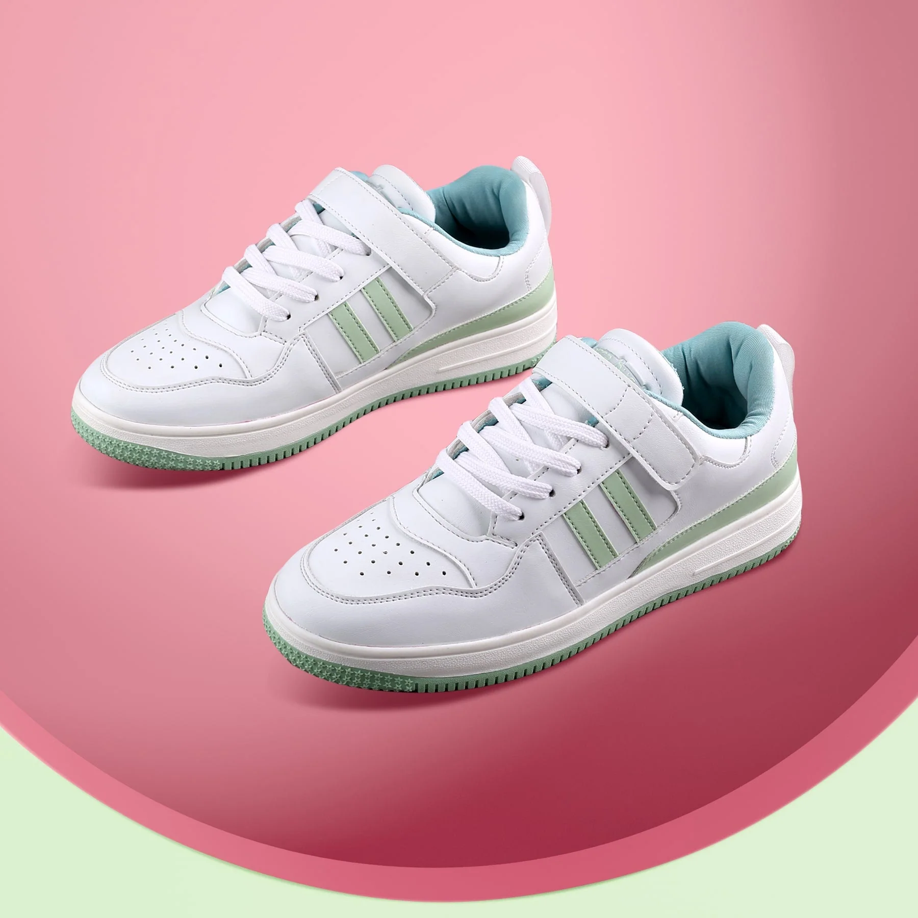 Bacca Bucci PHOENIX Low-Top Fashion Women's Sneakers with Hook & Loop Closure - Image 19