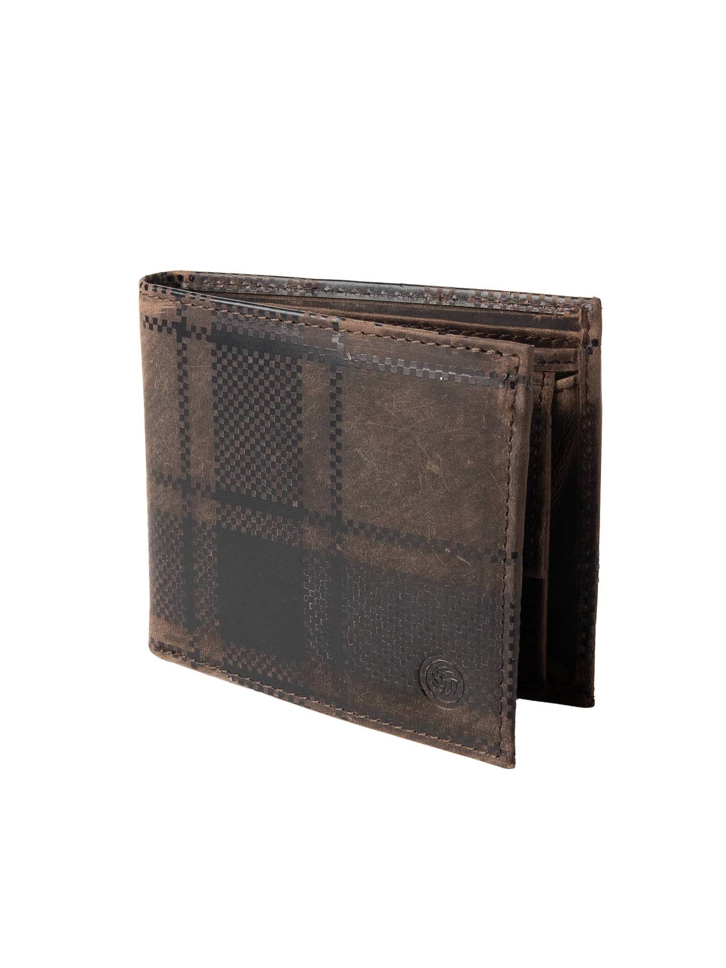 Bacca Bucci "Plaid Rebel" Genuine Leather Bifold Wallet for Teens & Gen Z - Image 4