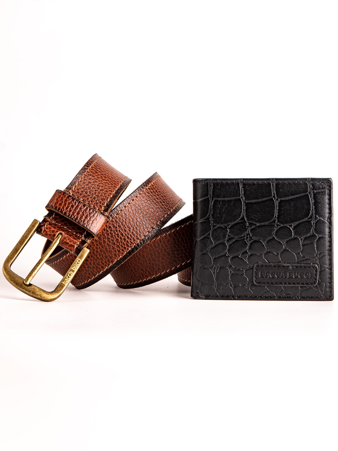 Bacca Bucci Premium Gift Combo: Classic Wallet & Stylish Belt in Elegant Wooden Box - Image 3