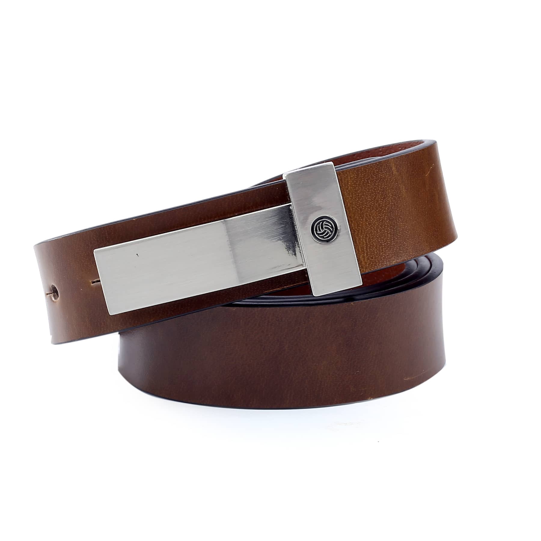 Bacca Bucci Genuine Leather Formal Dress Belts with a Stylish Finish & a Nickel-Free Buckle - Image 7