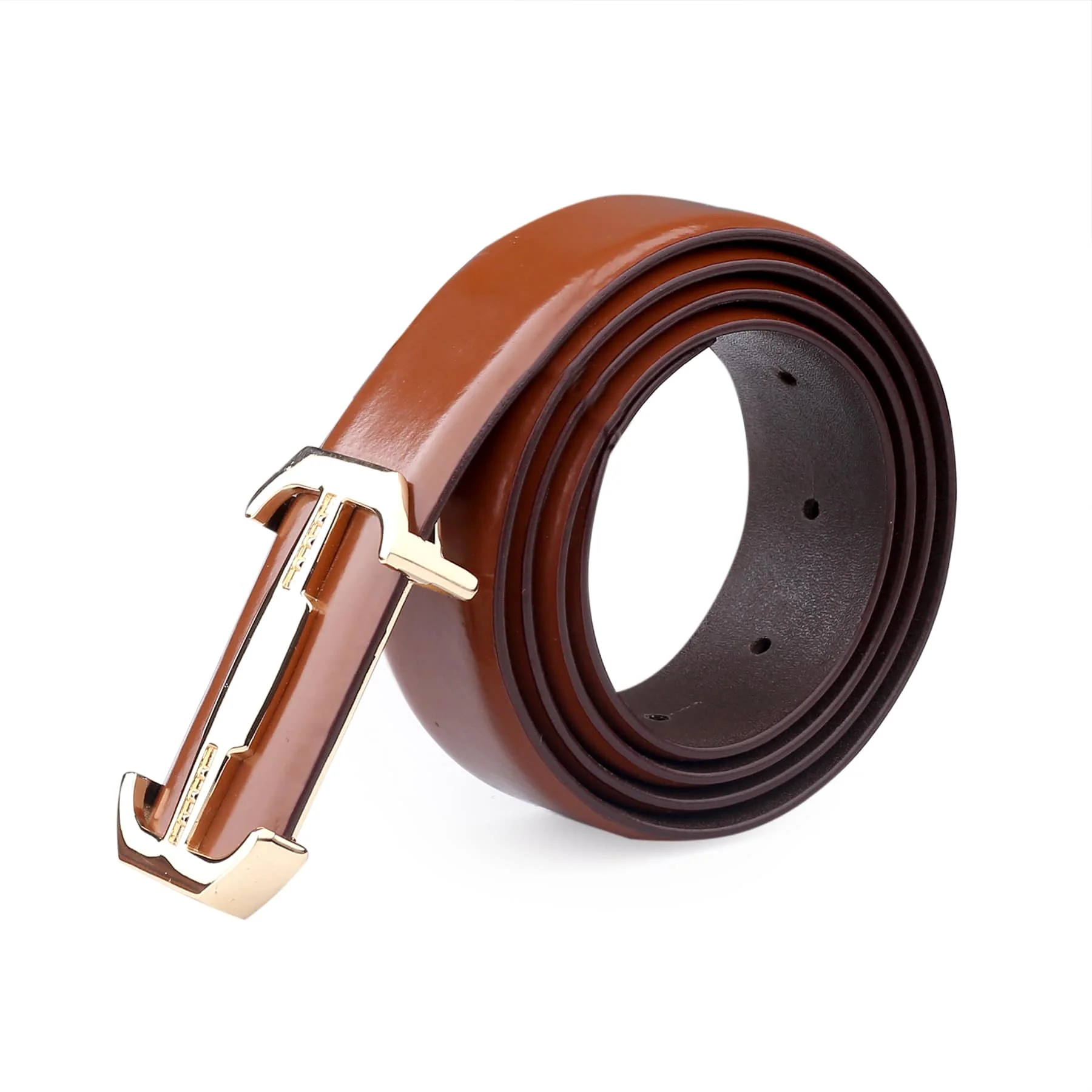 Bacca Bucci Genuine Leather Formal Dress Belts with a Stylish Finish and Nickel-Free Buckle - Image 3