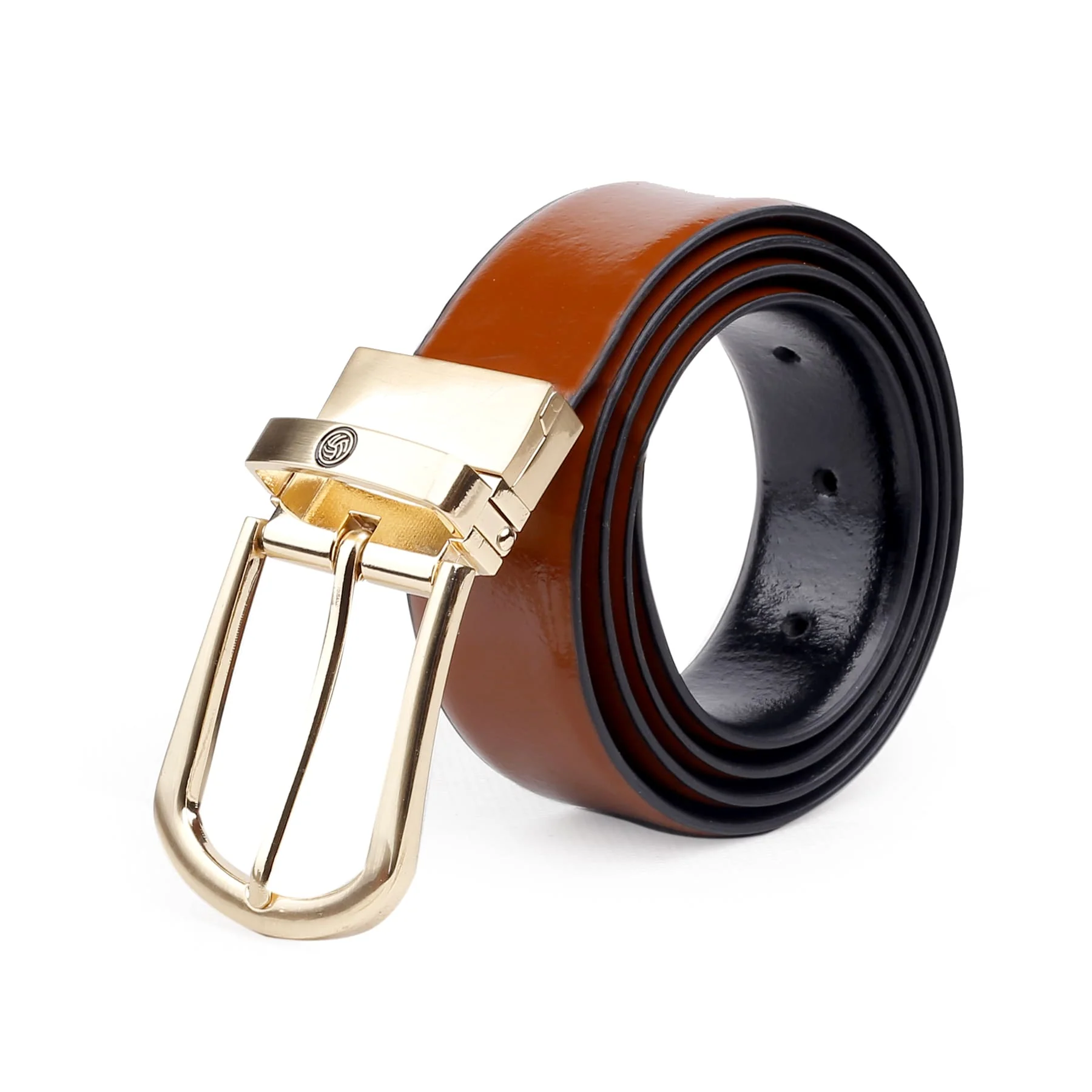 Bacca Bucci Reversible Genuine Leather Formal Dress Belts - Image 4