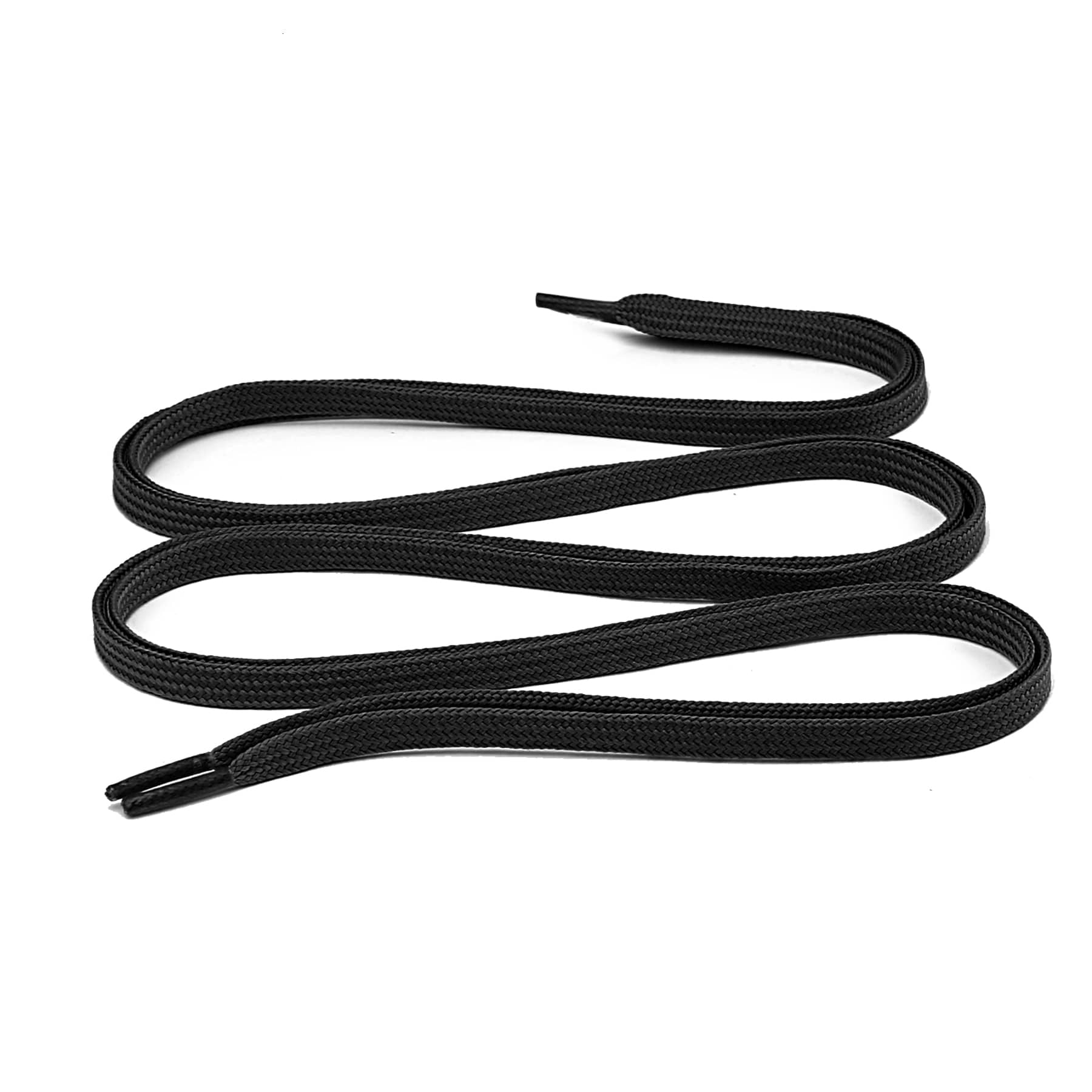 Bacca Bucci Sneaker Shoe Laces | Flat | Black- Blue - Image 8