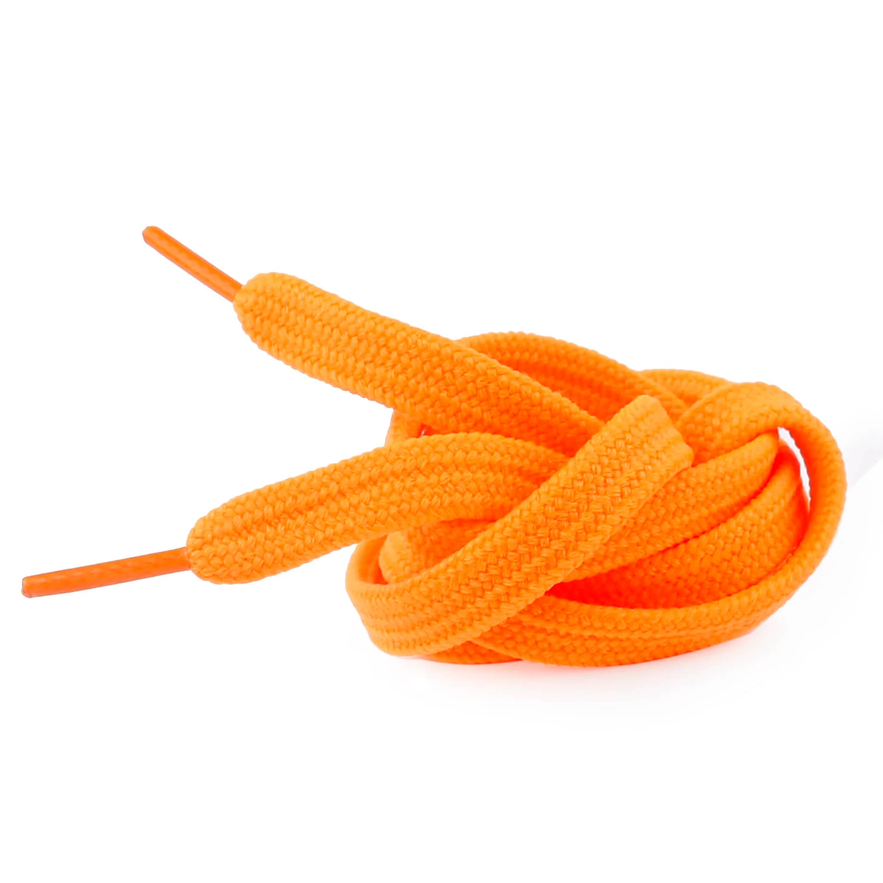 Bacca Bucci Sneaker Shoe Laces | Flat | Black-Orange - Image 4