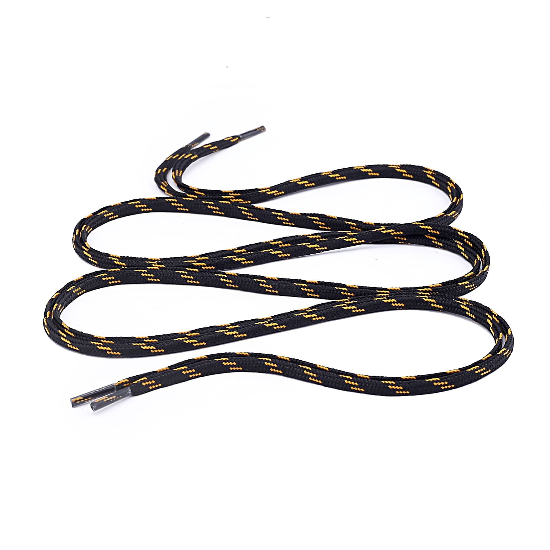Bacca Bucci Sneaker Shoe Laces | Flat | Black-Yellow - Image 3