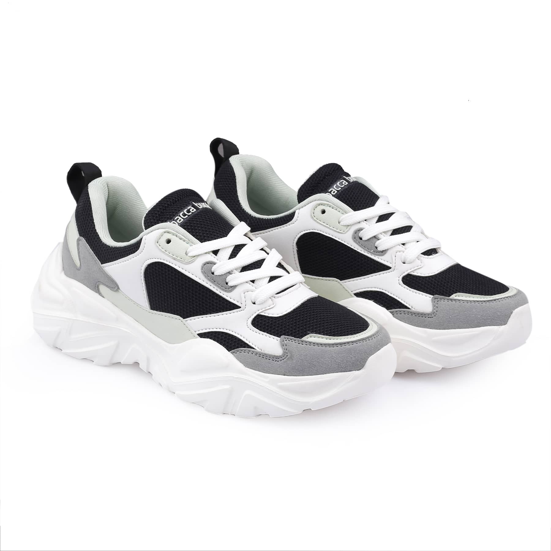 Bacca Bucci SPARK Low-top Platform ColorBlock Fashion Sneakers For Women | StreetWear Chunky Sneakers - Image 6