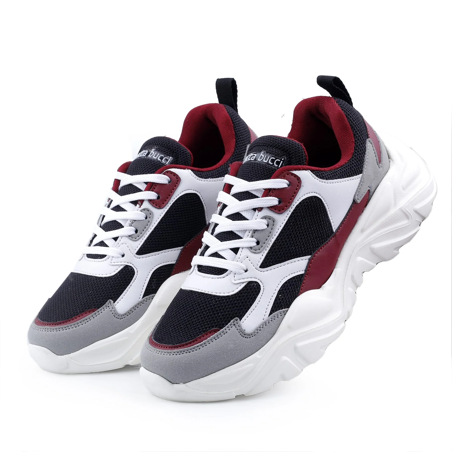 Bacca Bucci SPARK Low-top Platform ColorBlock Fashion Sneakers For Women | StreetWear Chunky Sneakers - Image 5