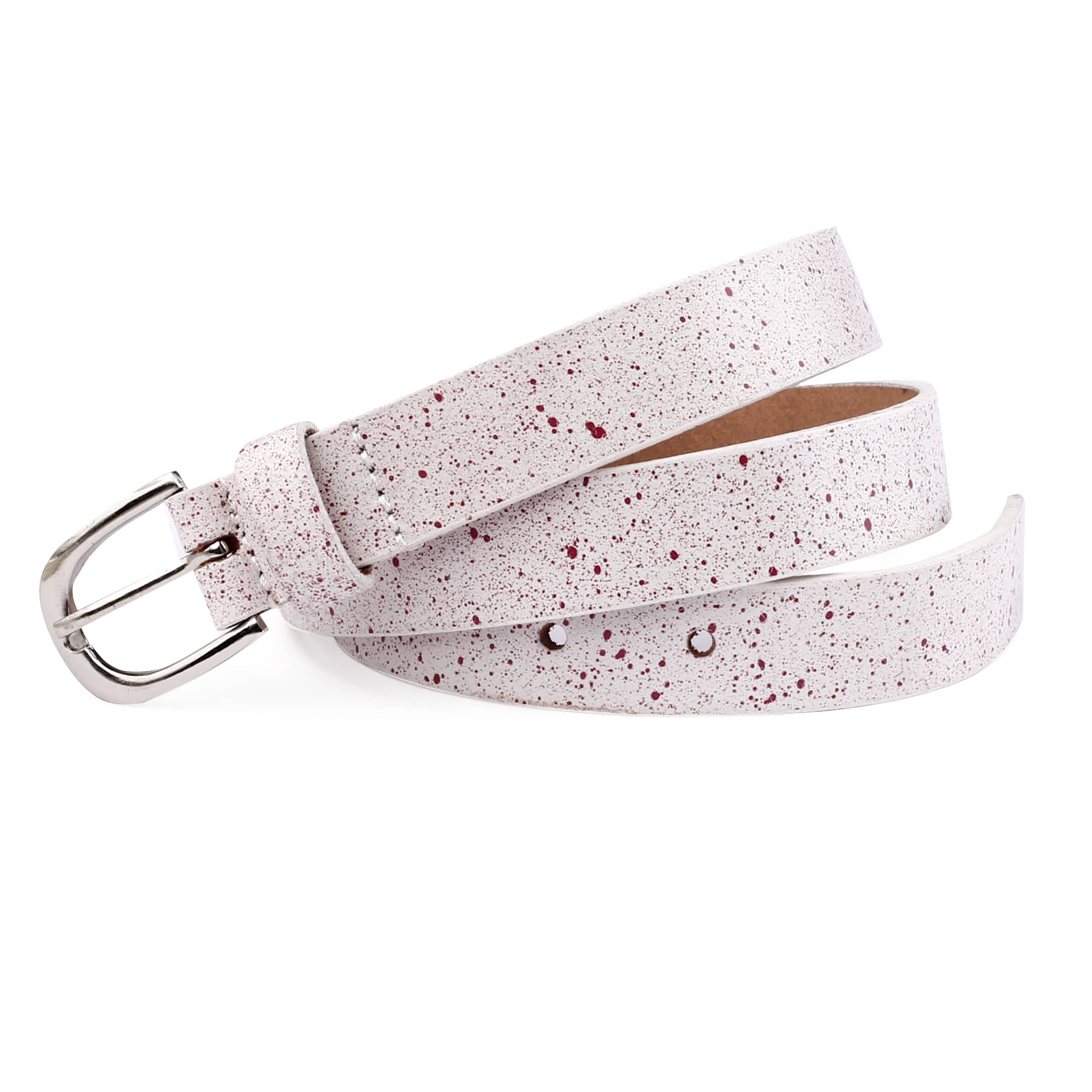 Bacca Bucci 'Stardust Splatter' Women's Belt - 22mm Handcrafted Vegan Leather with Artisanal Speckle Design - Image 2