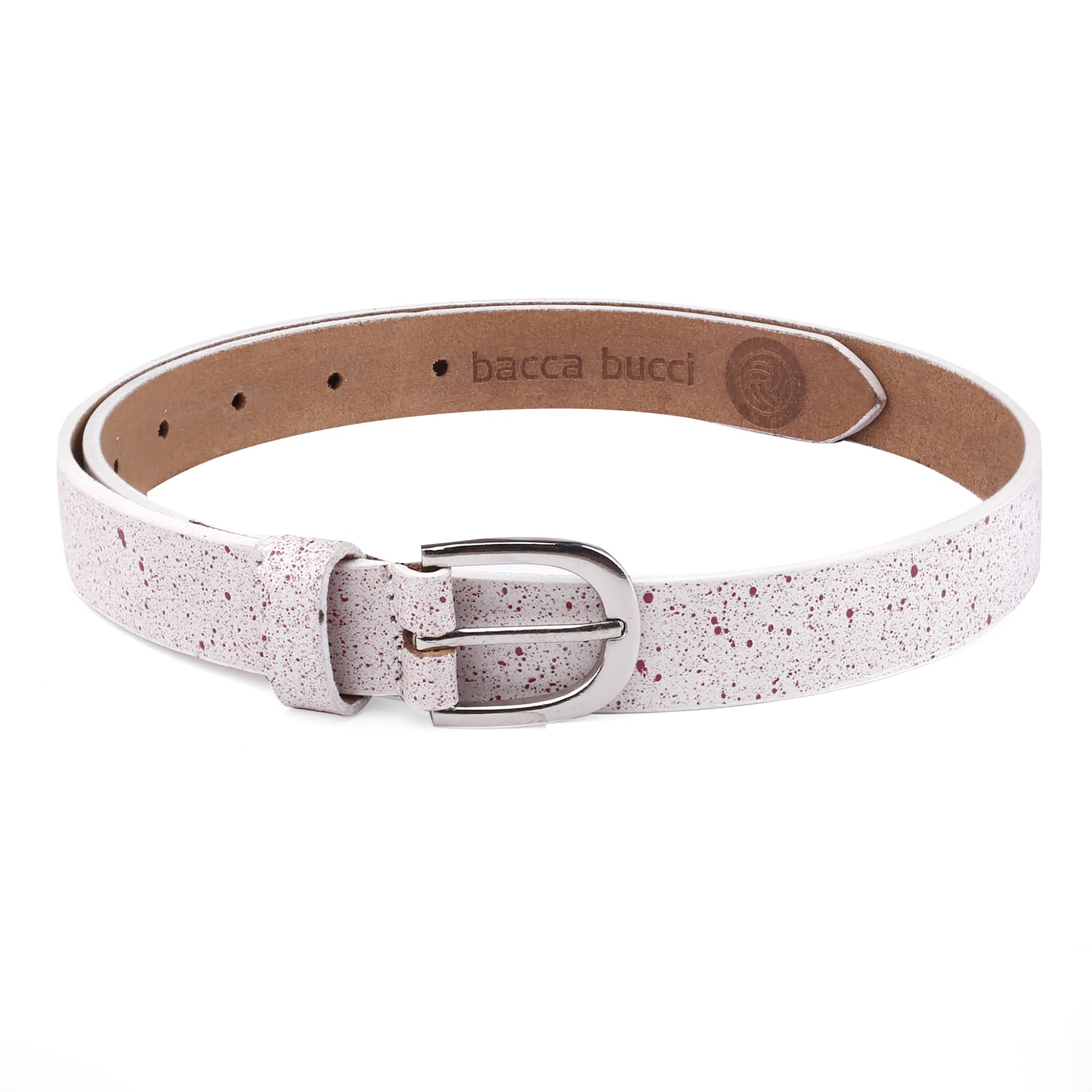 Bacca Bucci 'Stardust Splatter' Women's Belt - 22mm Handcrafted Vegan Leather with Artisanal Speckle Design - Image 4