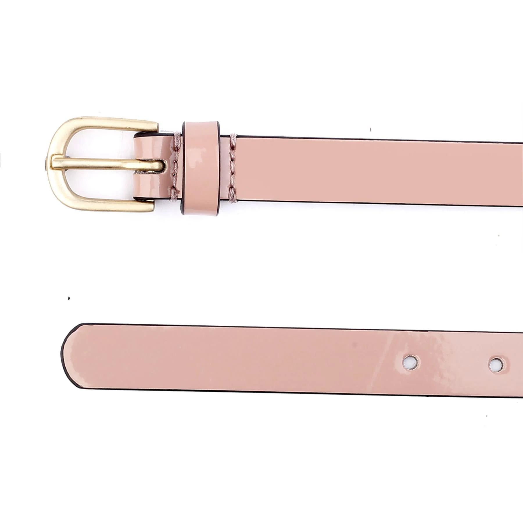 Bacca Bucci STRIATO Slim Belt— Glossy Finish Elegance for Versatile Styling- 18 MM - Image 4