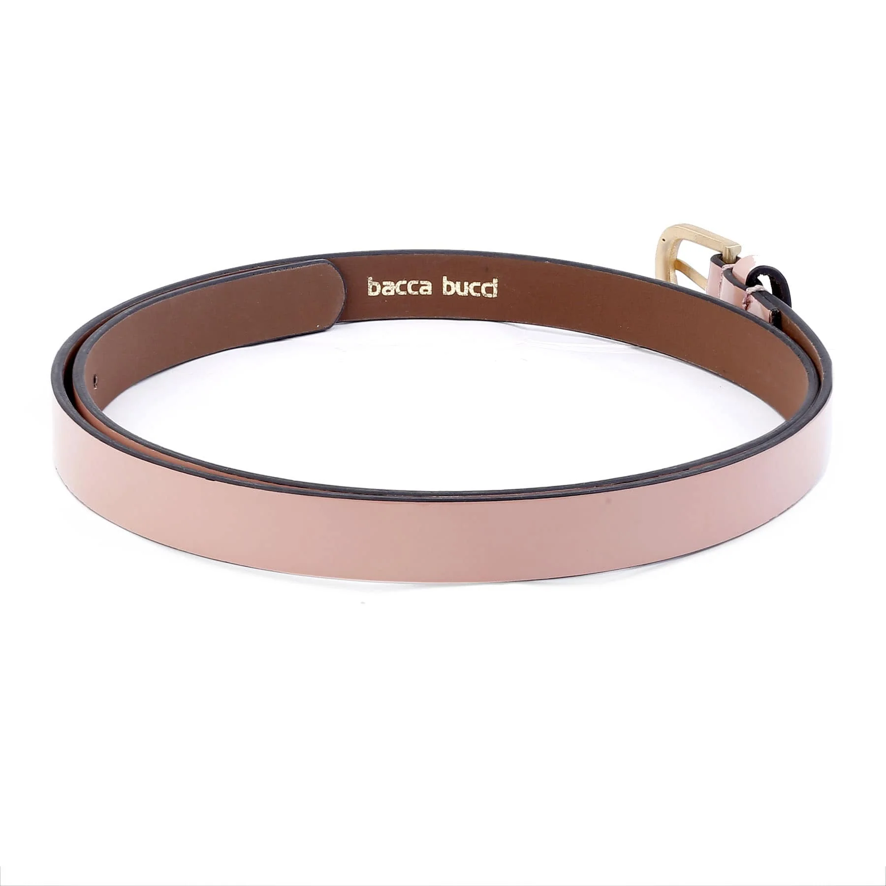 Bacca Bucci STRIATO Slim Belt— Glossy Finish Elegance for Versatile Styling- 18 MM - Image 6
