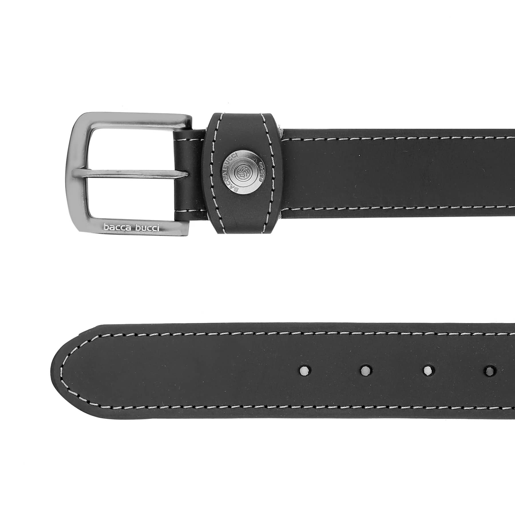 Bacca Bucci Thick and Rugged Genuine Leather Casual jeans Belt for Men - Image 11
