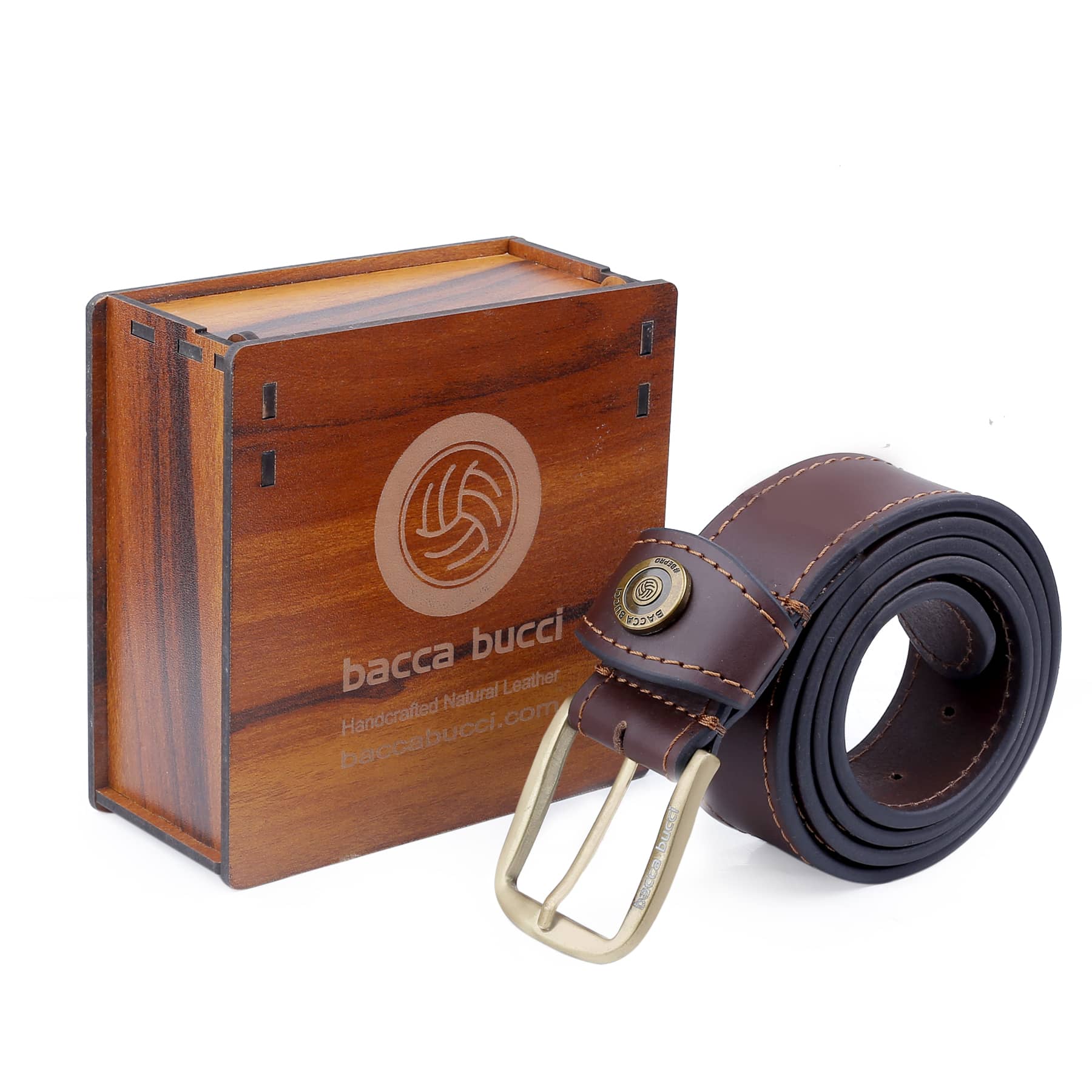 Bacca Bucci Thick and Rugged Genuine Leather Casual jeans Belt for Men - Image 12