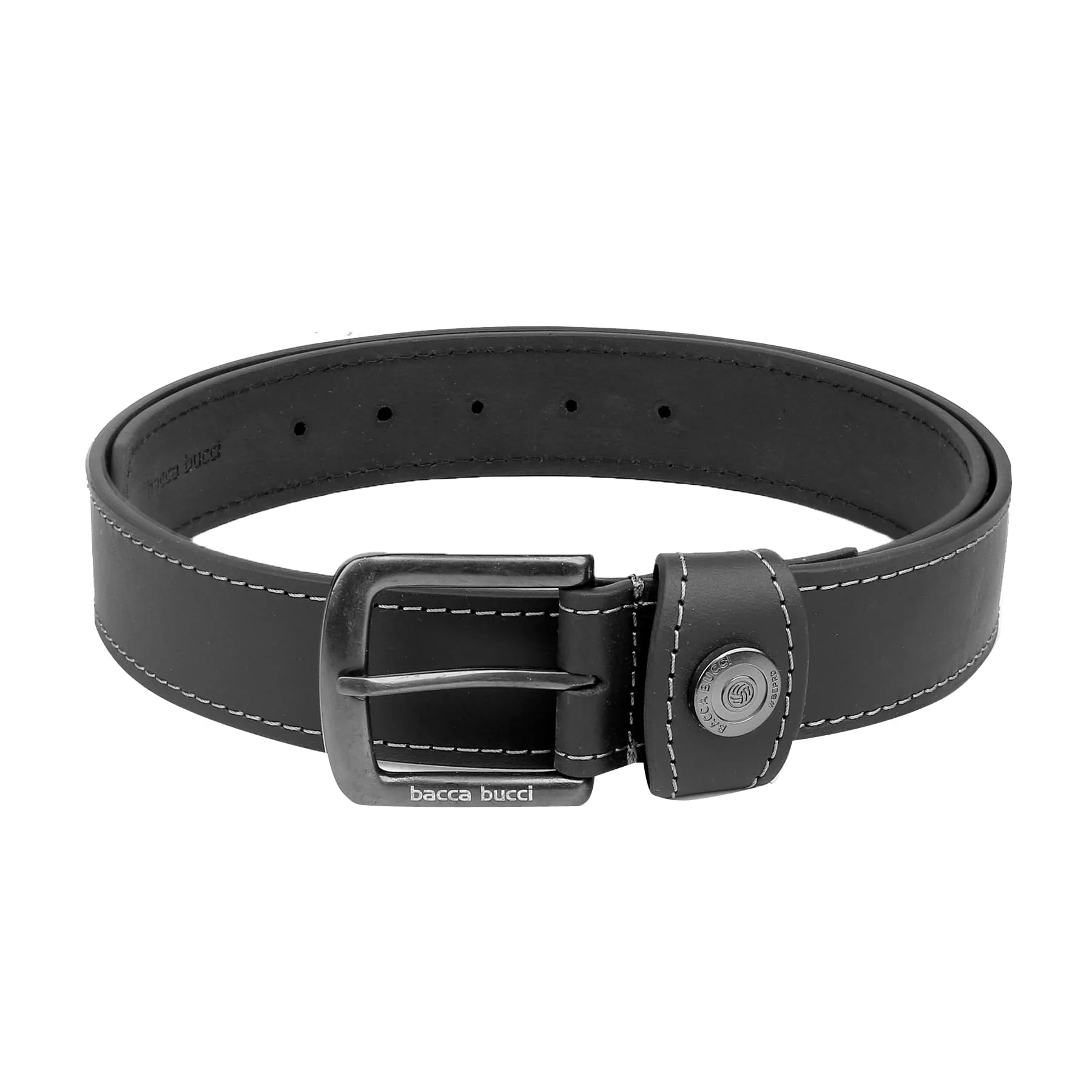 Bacca Bucci Thick and Rugged Genuine Leather Casual jeans Belt for Men - Image 5