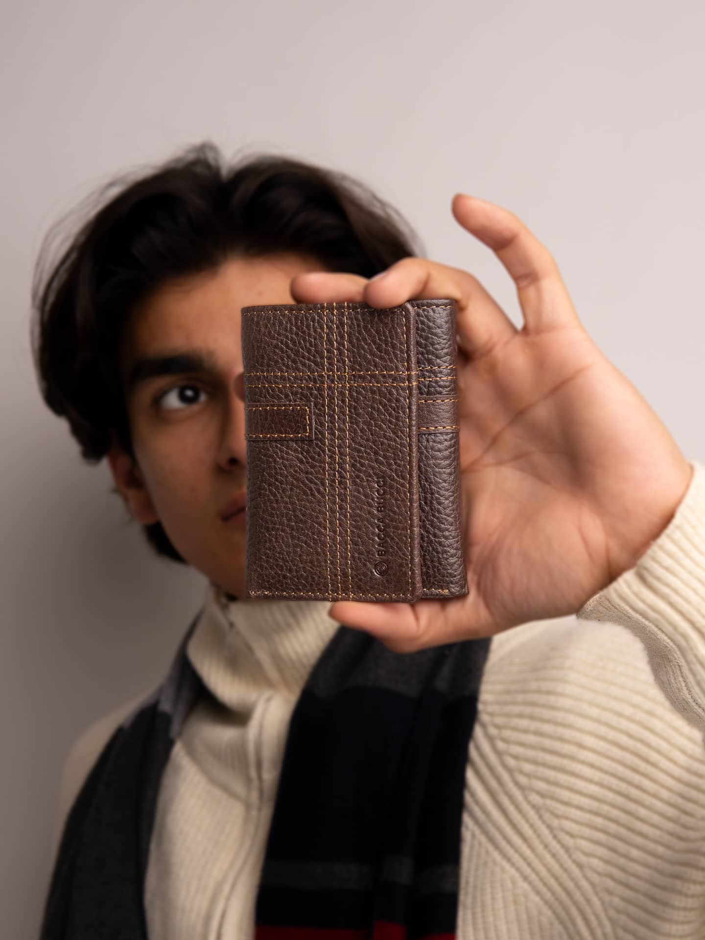 Bacca Bucci Trifold Leather Wallet for Teens & Gen Z - Image 3