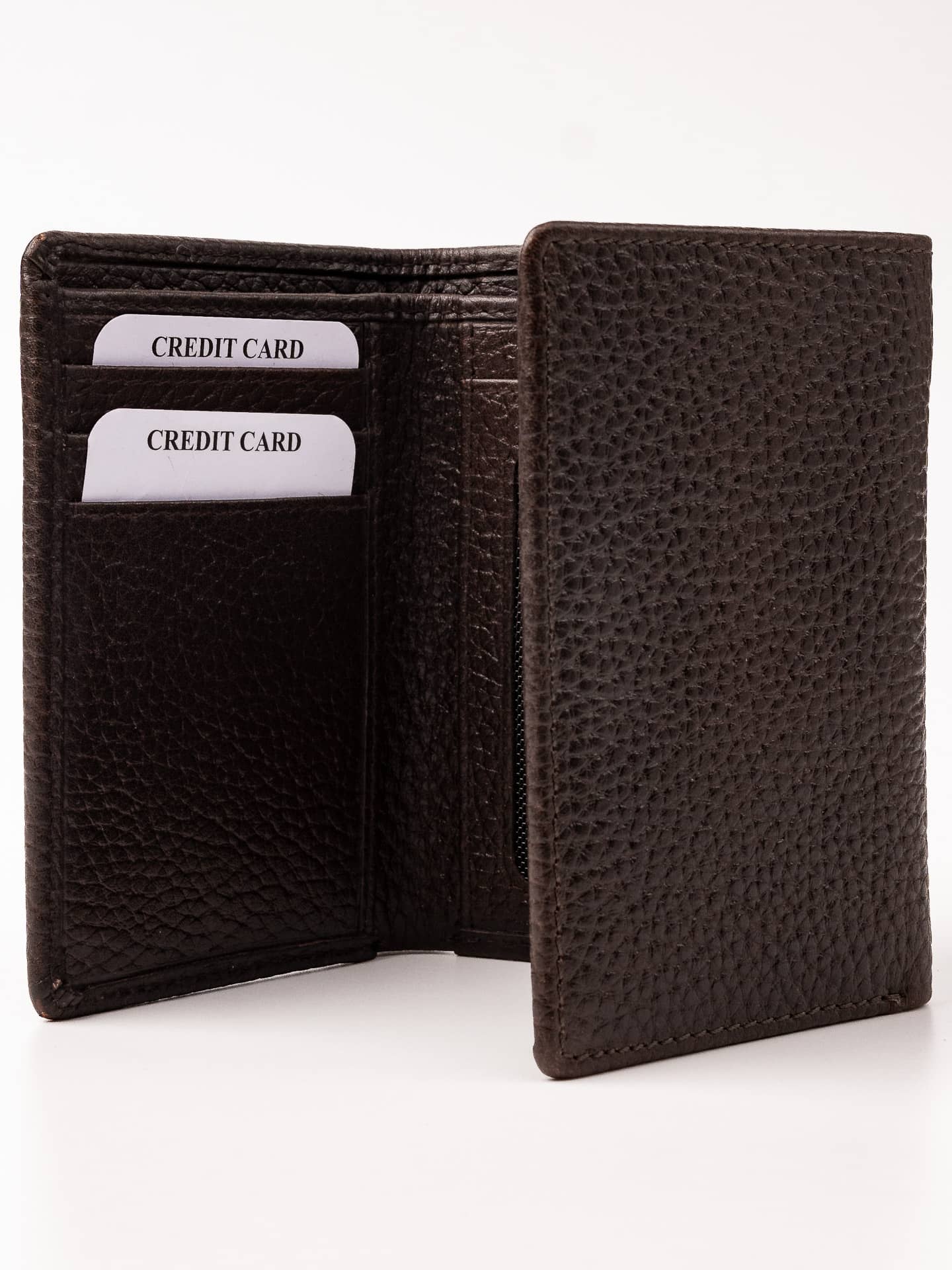 Bacca Bucci Trifold Leather Wallet with AirTag Holder (Only Wallet) - Image 8