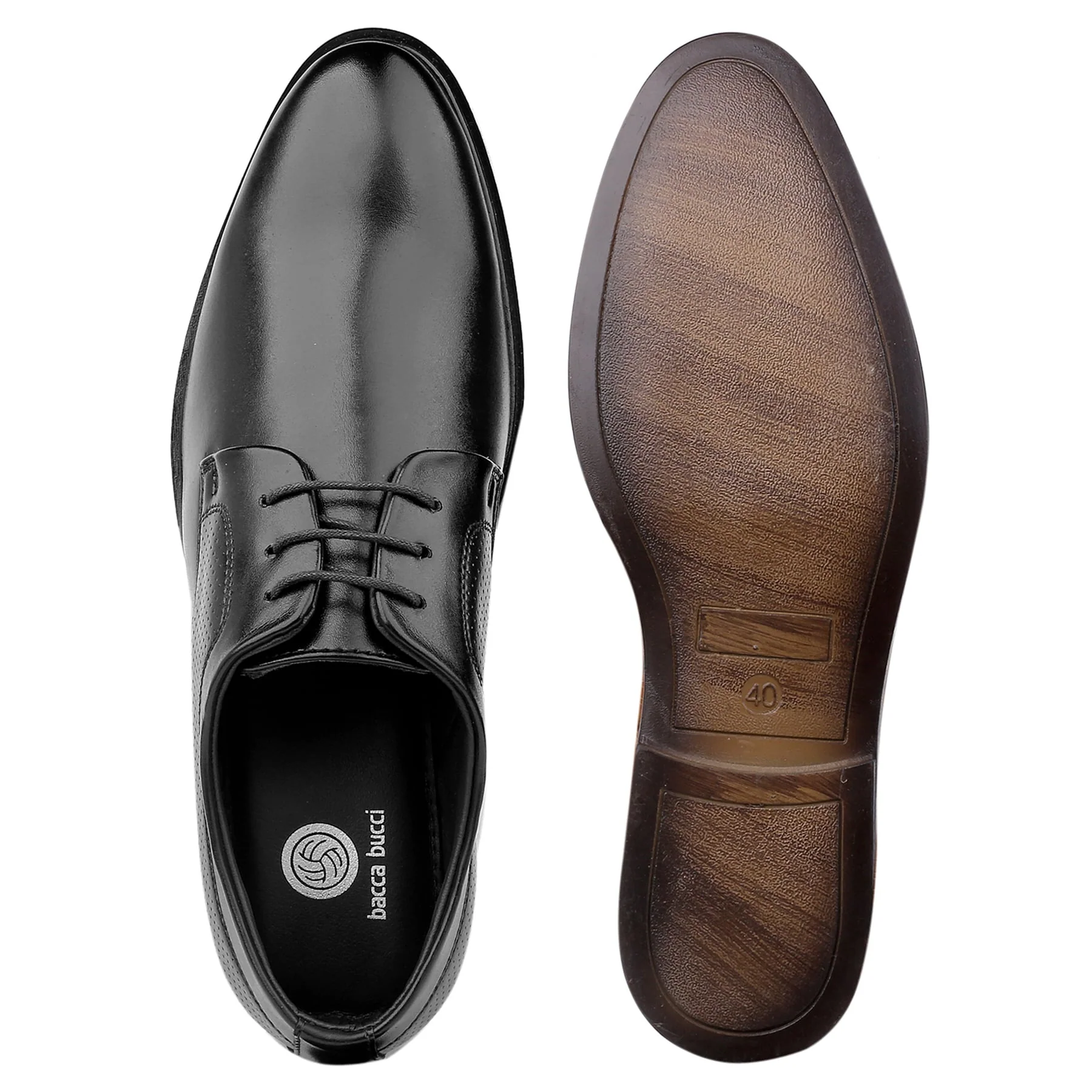 Bacca Bucci VANCOUVER Formal Shoes with Superior Comfort |  All Day Wear Office Or Party Lace-up Shoes - Image 7