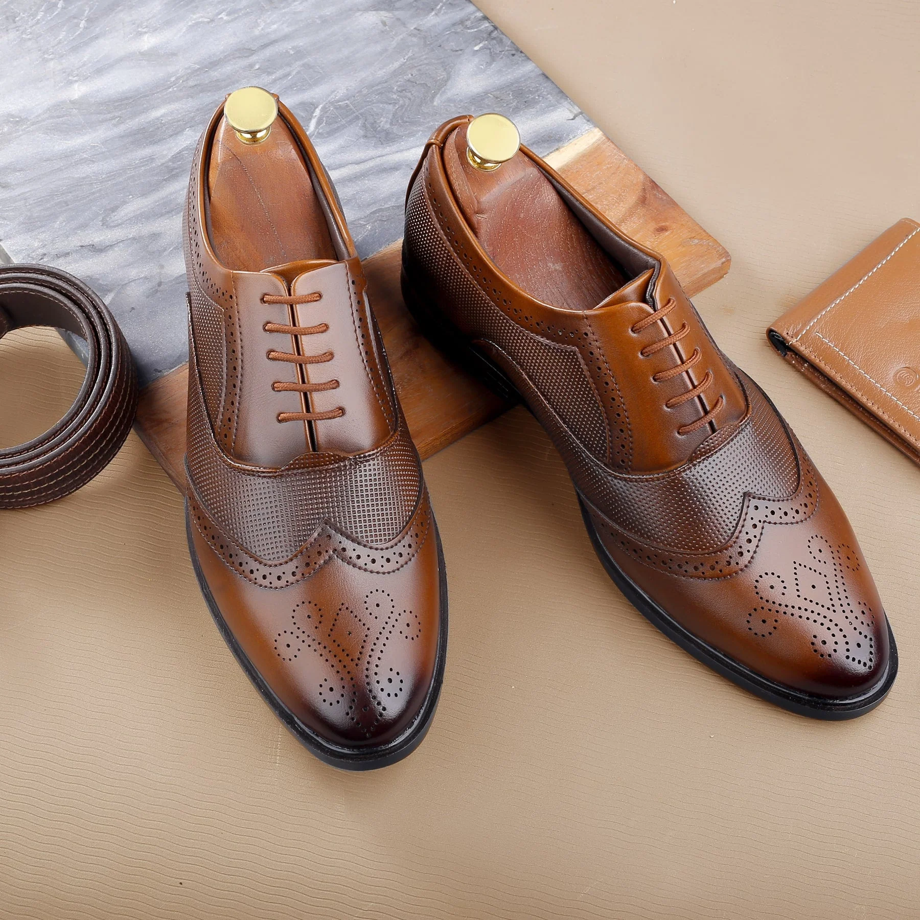 Bacca Bucci VICTORIA Formal Shoes with Superior Comfort | All Day Wear Office Or Party Lace-up Shoes - Image 2
