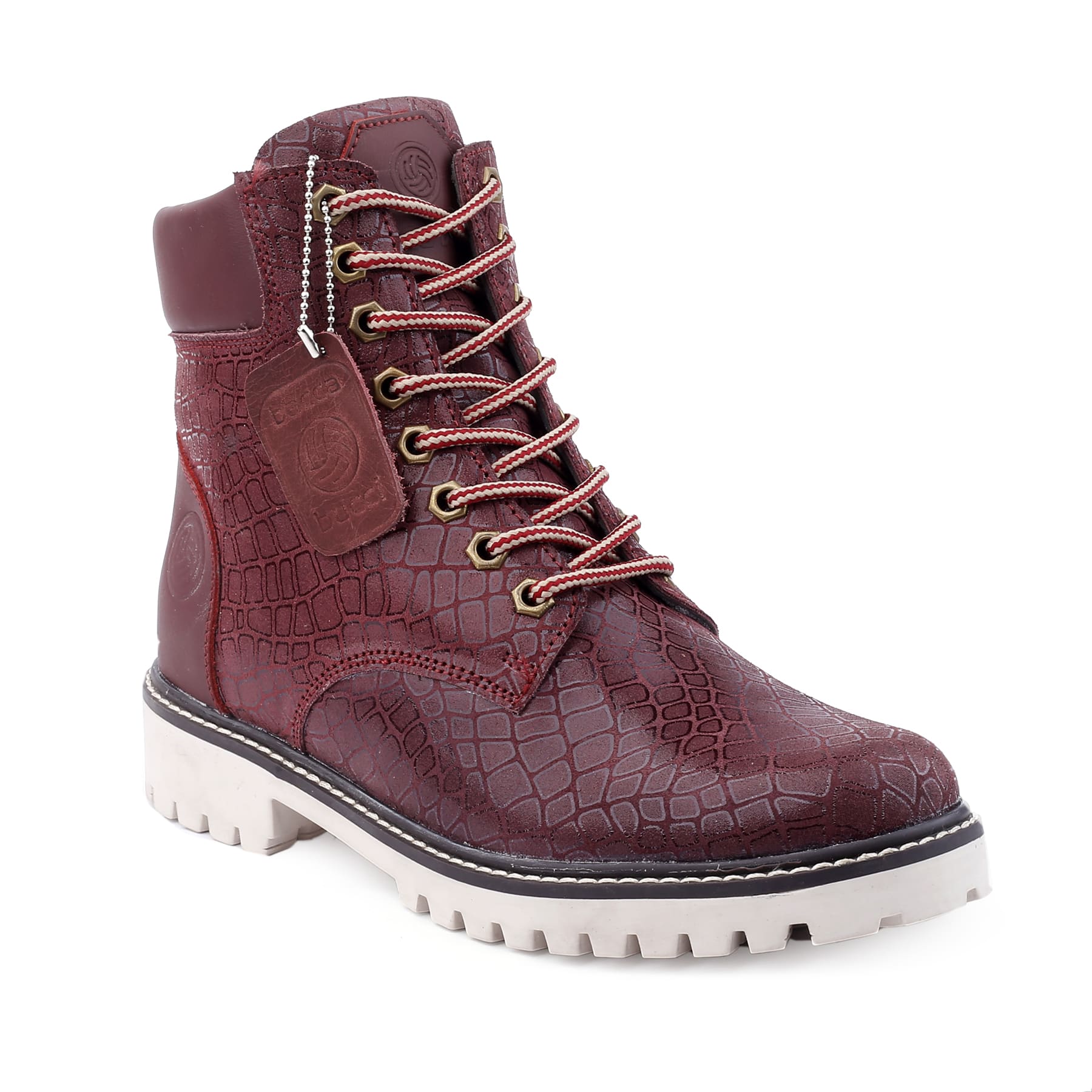 Bacca Bucci WOMEN Genuine-Leather High-Ankle Chukka Boots | Model Name: VIENNA - Image 19