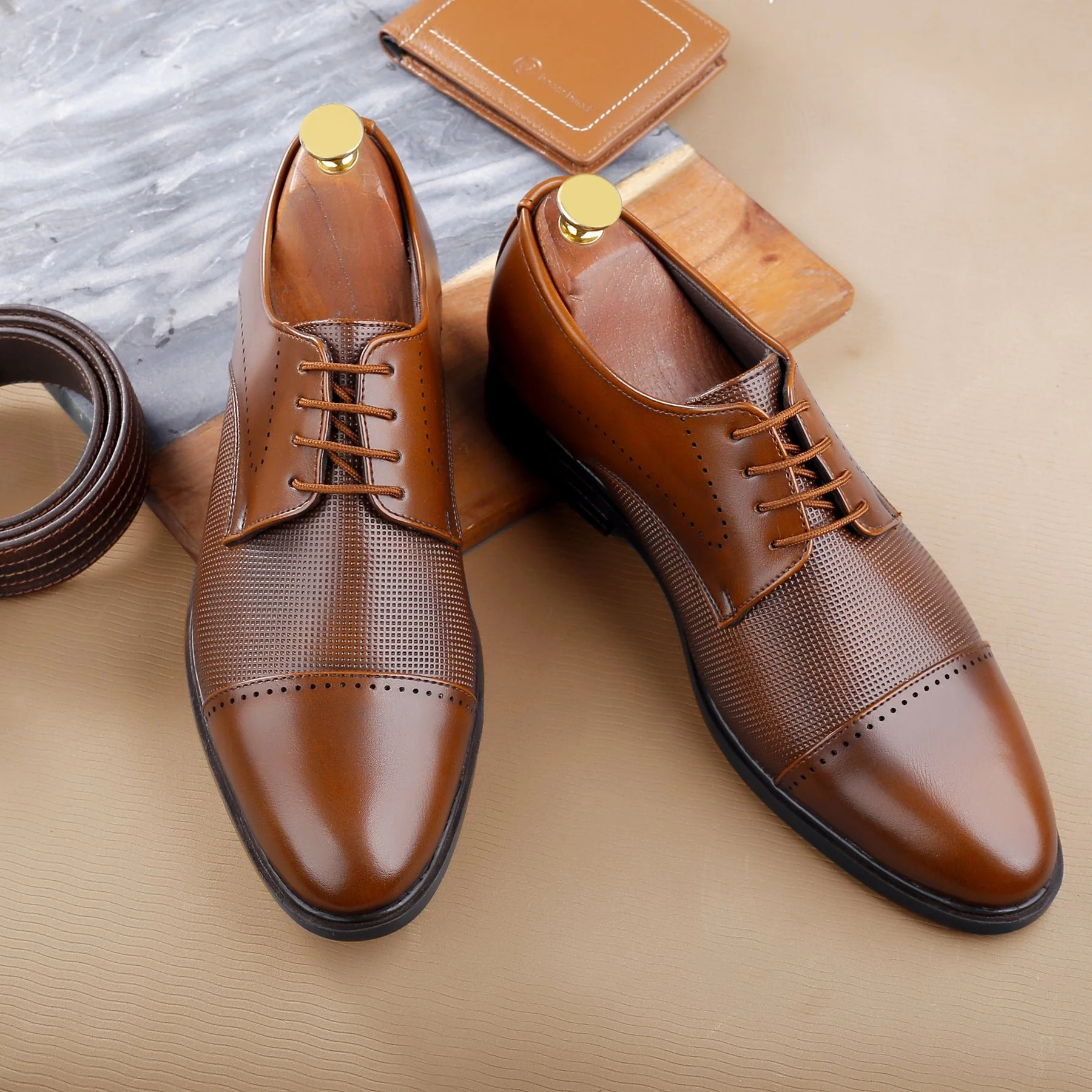 Bacca Bucci WINDSOR Formal Shoes with Superior Comfort | All Day Wear Office Or Party Lace-up Shoes - Image 2