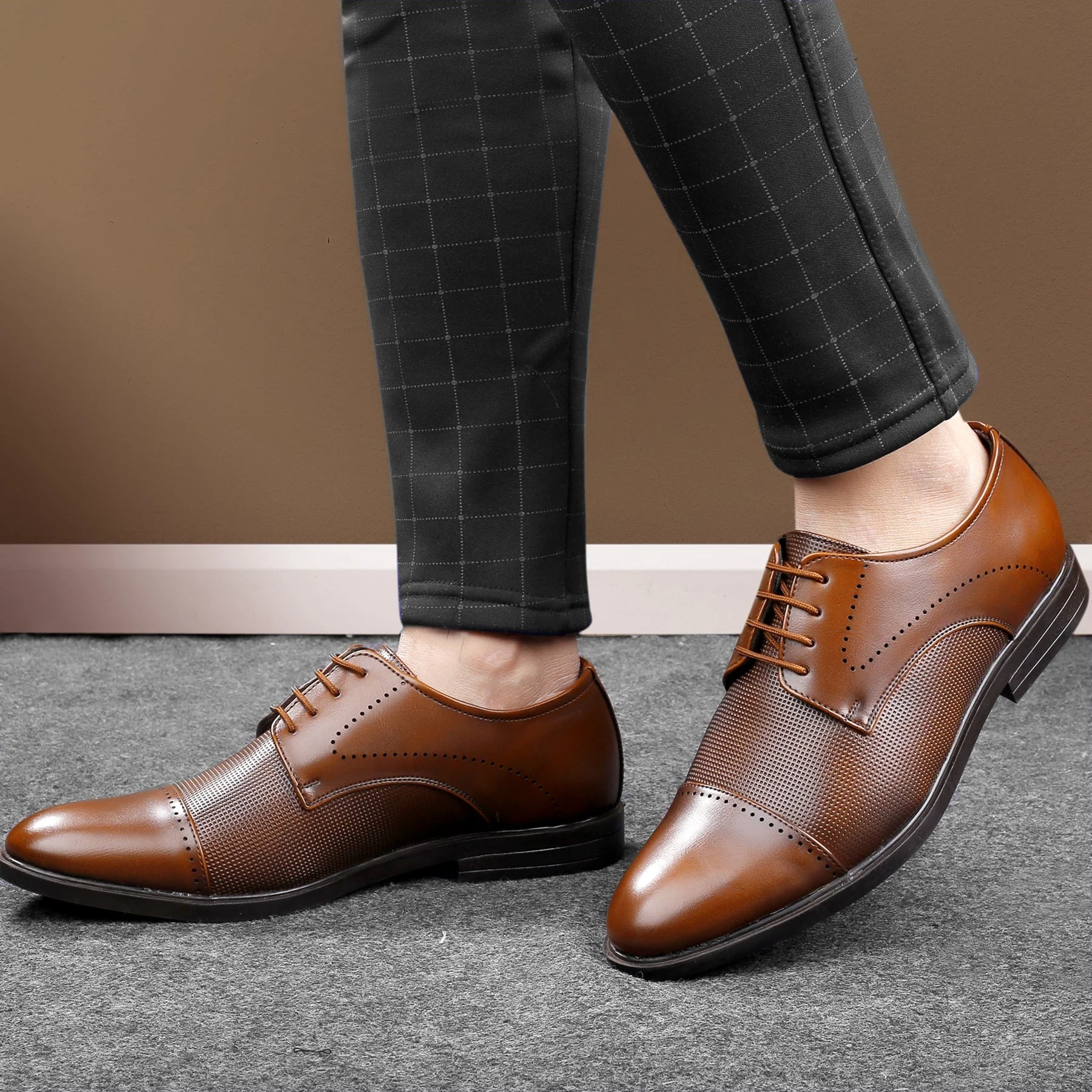 Bacca Bucci WINDSOR Formal Shoes with Superior Comfort | All Day Wear Office Or Party Lace-up Shoes - Image 4
