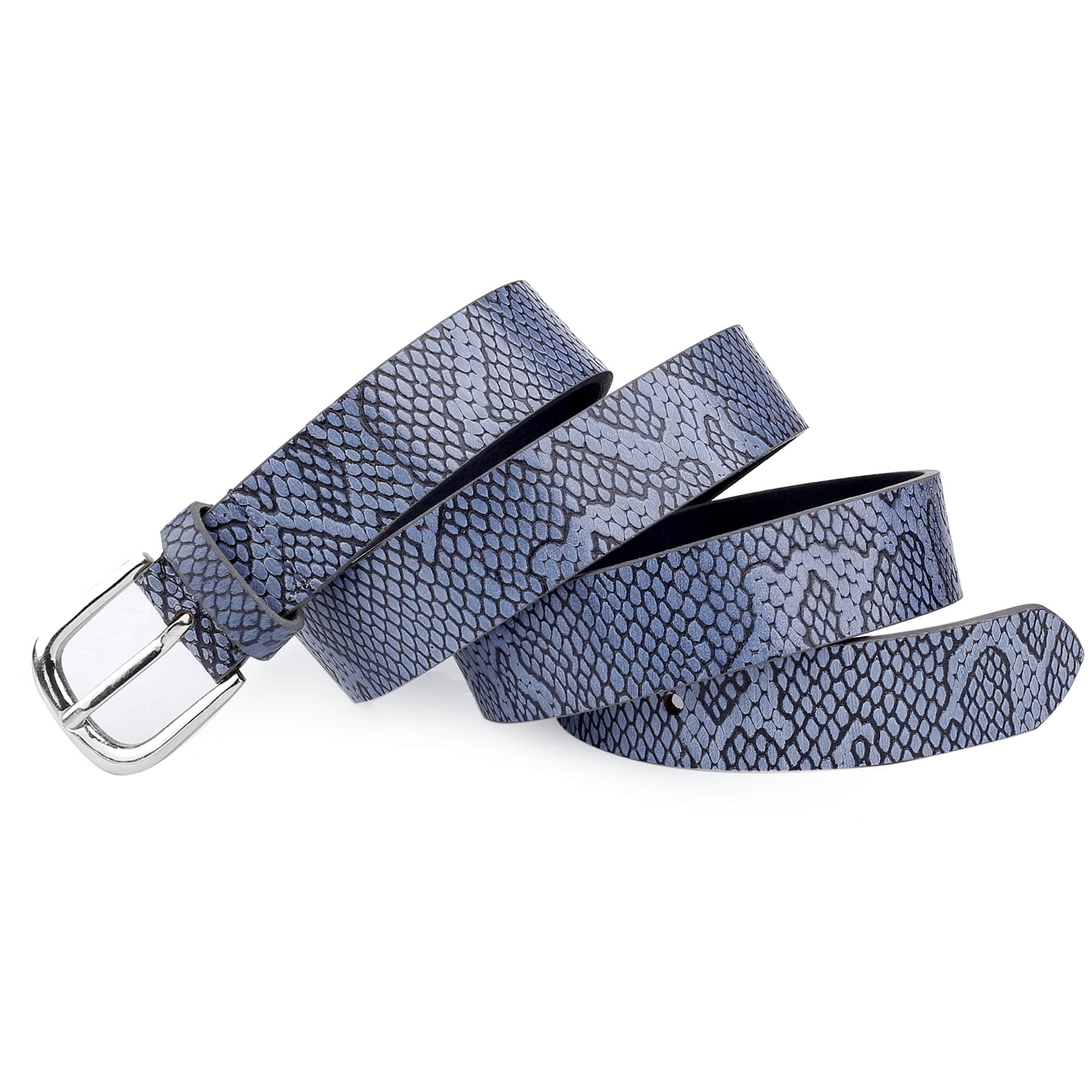 Bacca Bucci Women Genuine Leather Belts with Imported Nickle Free Buckle | Width : 28 MM | Two tone Finish Belt - Image 2