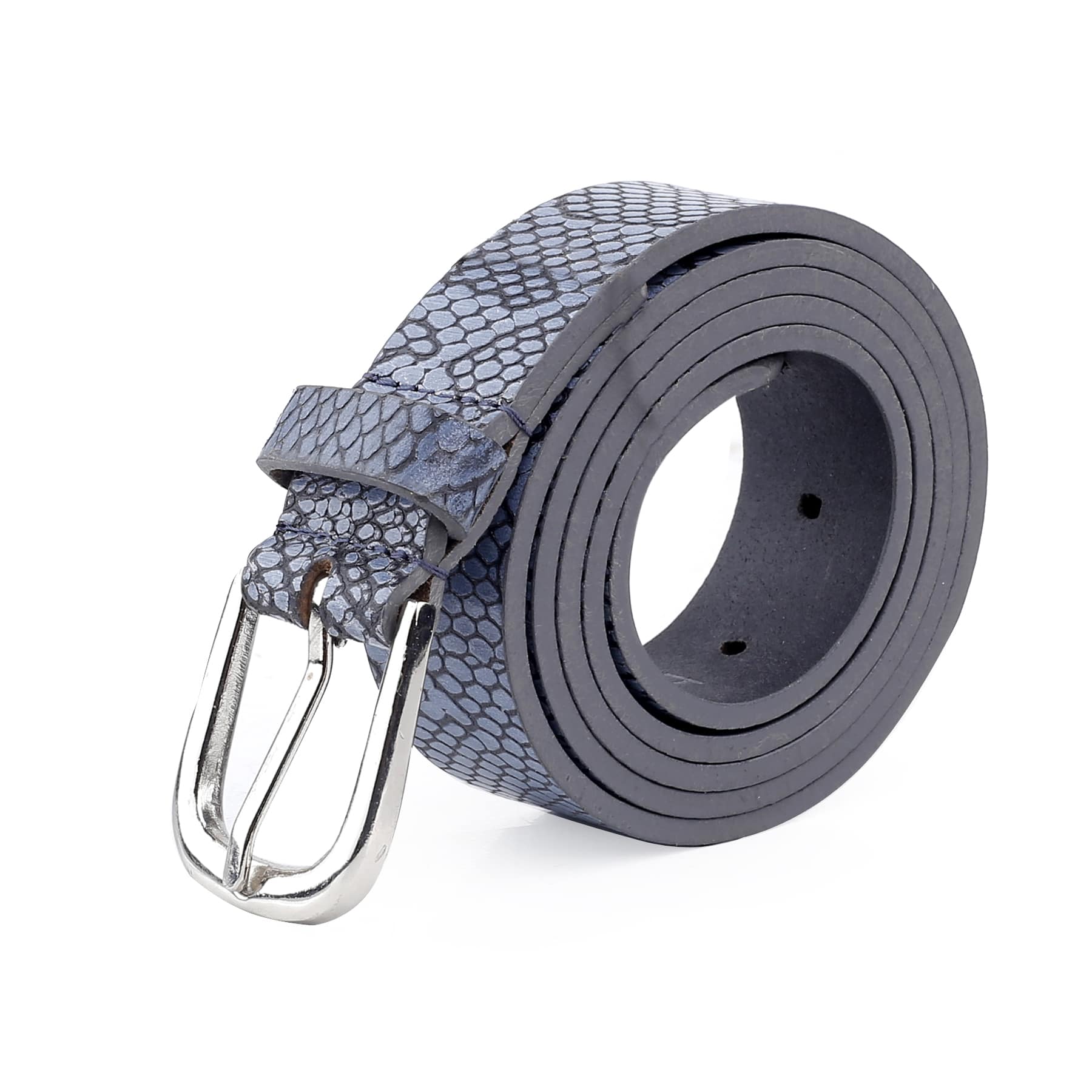 Bacca Bucci Women Genuine Leather Belts with Imported Nickle Free Buckle | Width : 28 MM | Two tone Finish Belt - Image 24