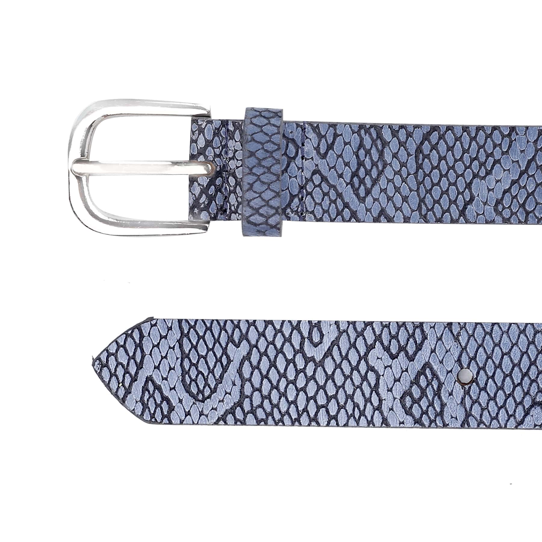 Bacca Bucci Women Genuine Leather Belts with Imported Nickle Free Buckle | Width : 28 MM | Two tone Finish Belt - Image 26