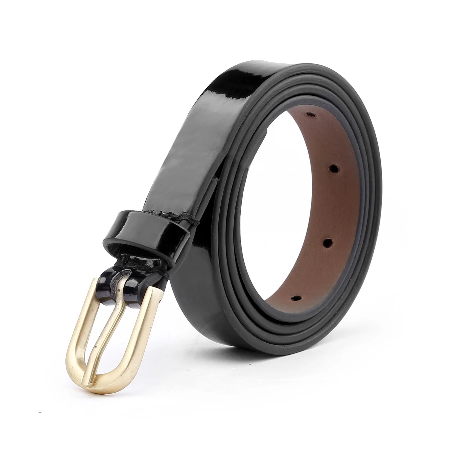 Bacca Bucci Women Leather Belts with Imported Nickle Free Buckle | Width : 20 MM | Solid Color Luster Finish Belt - Image 2
