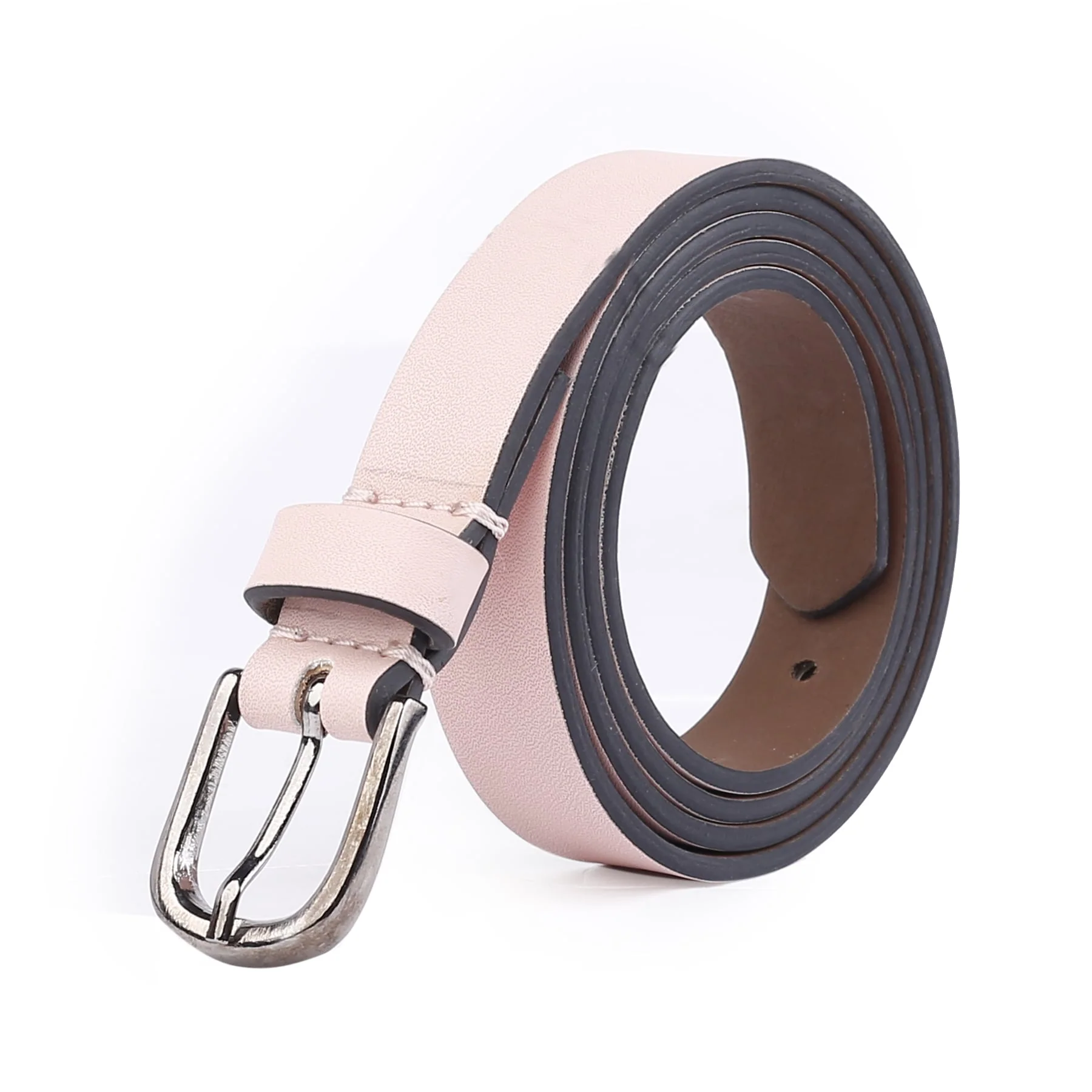 Bacca Bucci Women Leather Belts with Imported Nickle Free Buckle | Width : 20 MM | Solid Color Luster Finish Belt - Image 26