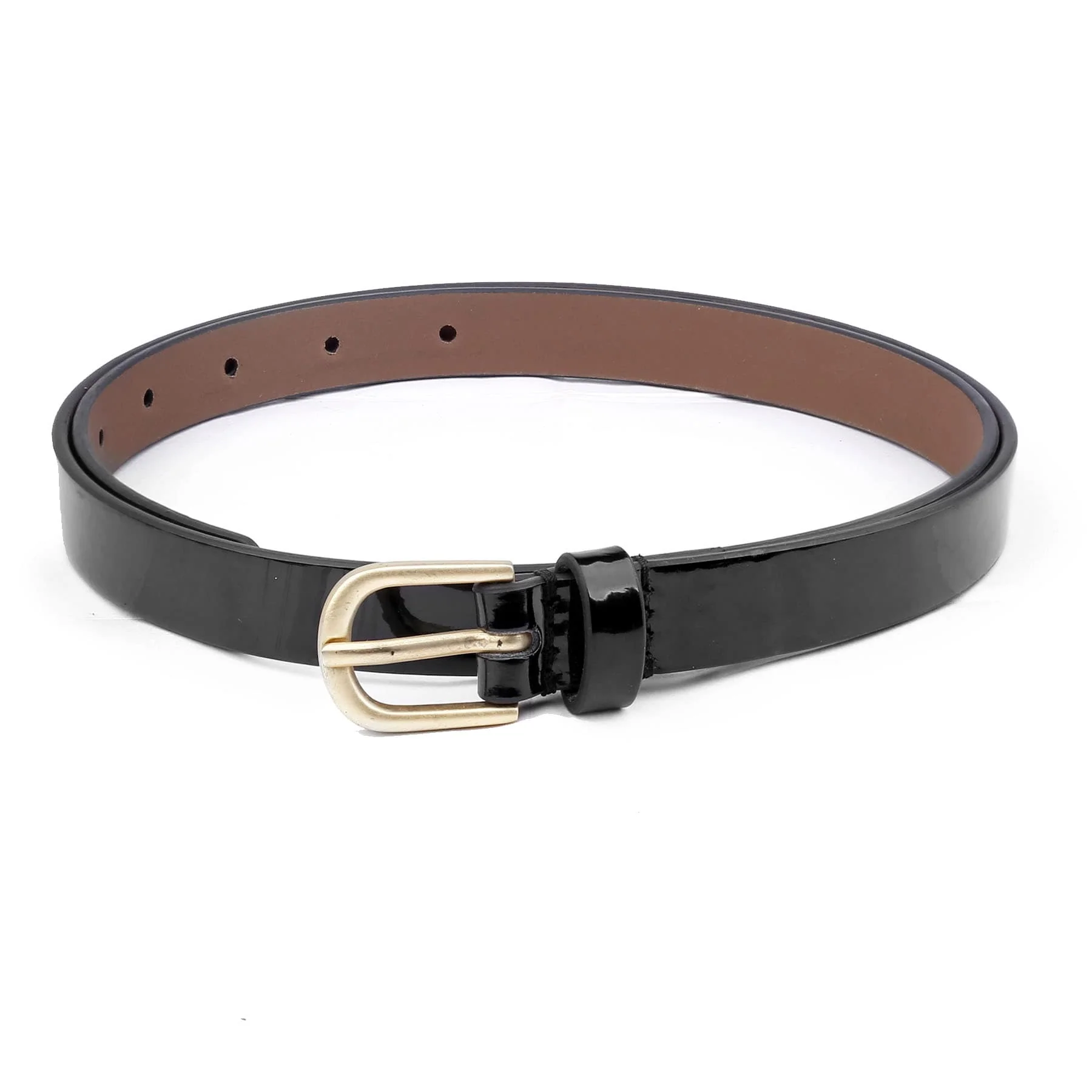 Bacca Bucci Women Leather Belts with Imported Nickle Free Buckle | Width : 20 MM | Solid Color Luster Finish Belt - Image 11