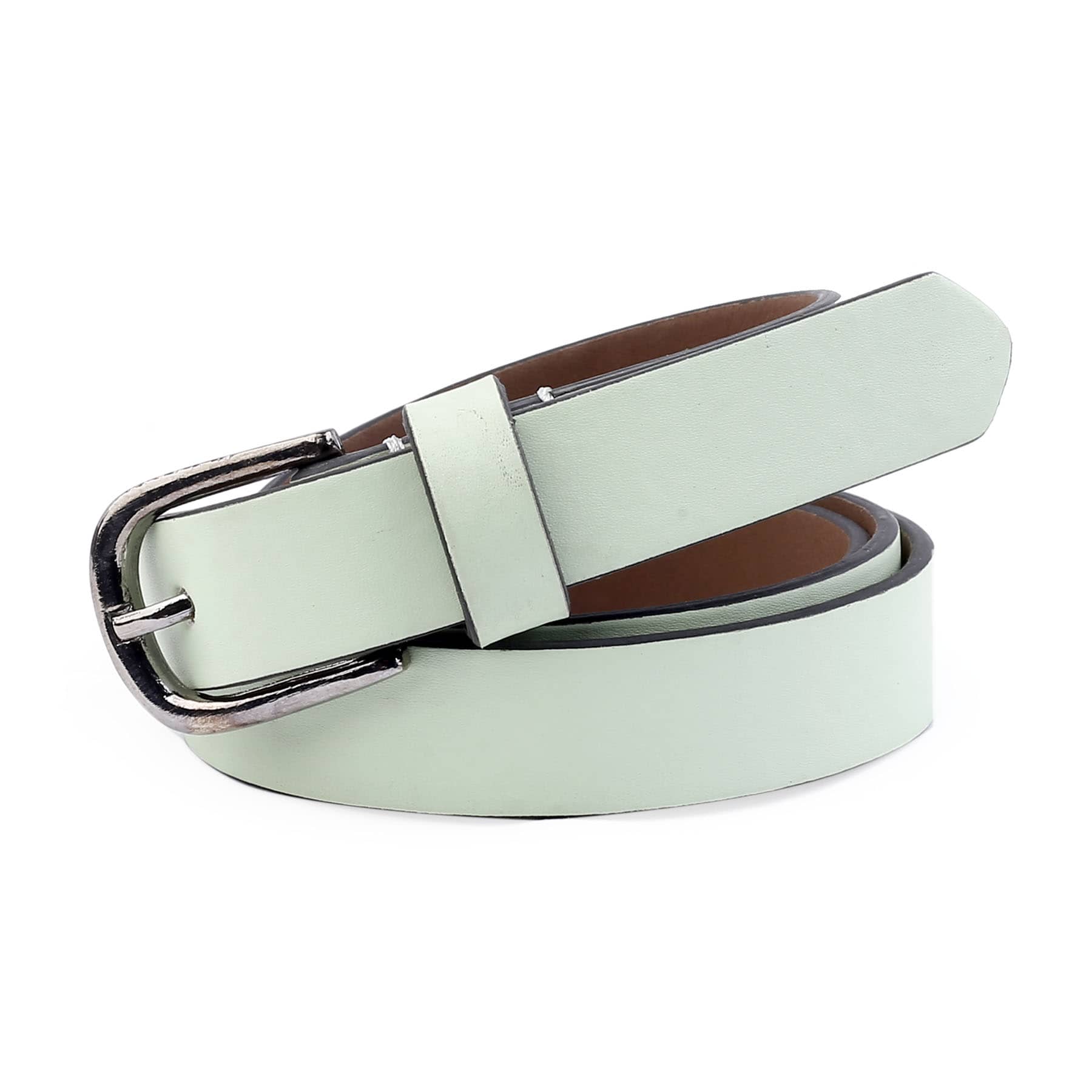 Bacca Bucci Women Leather Belts with Imported Nickle Free Buckle | Width : 20 MM | Solid Color Luster Finish Belt - Image 13