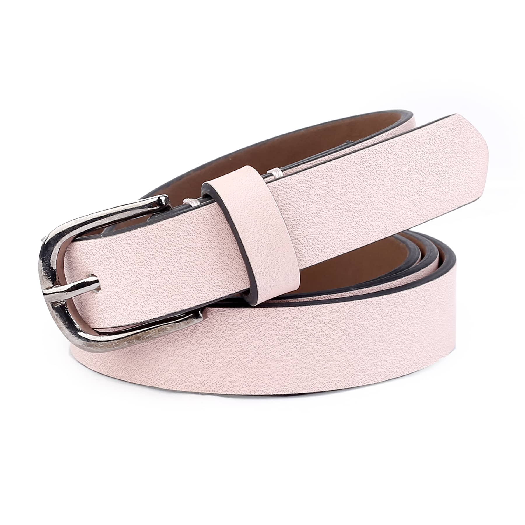 Bacca Bucci Women Leather Belts with Imported Nickle Free Buckle | Width : 20 MM | Solid Color Luster Finish Belt - Image 25
