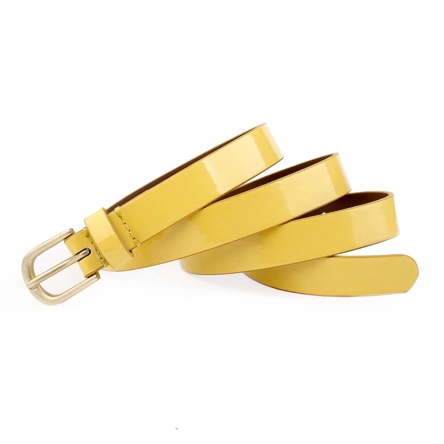 Bacca Bucci Women Leather Belts with Imported Nickle Free Buckle | Width : 20 MM | Solid Color Luster Finish Belt - Image 15