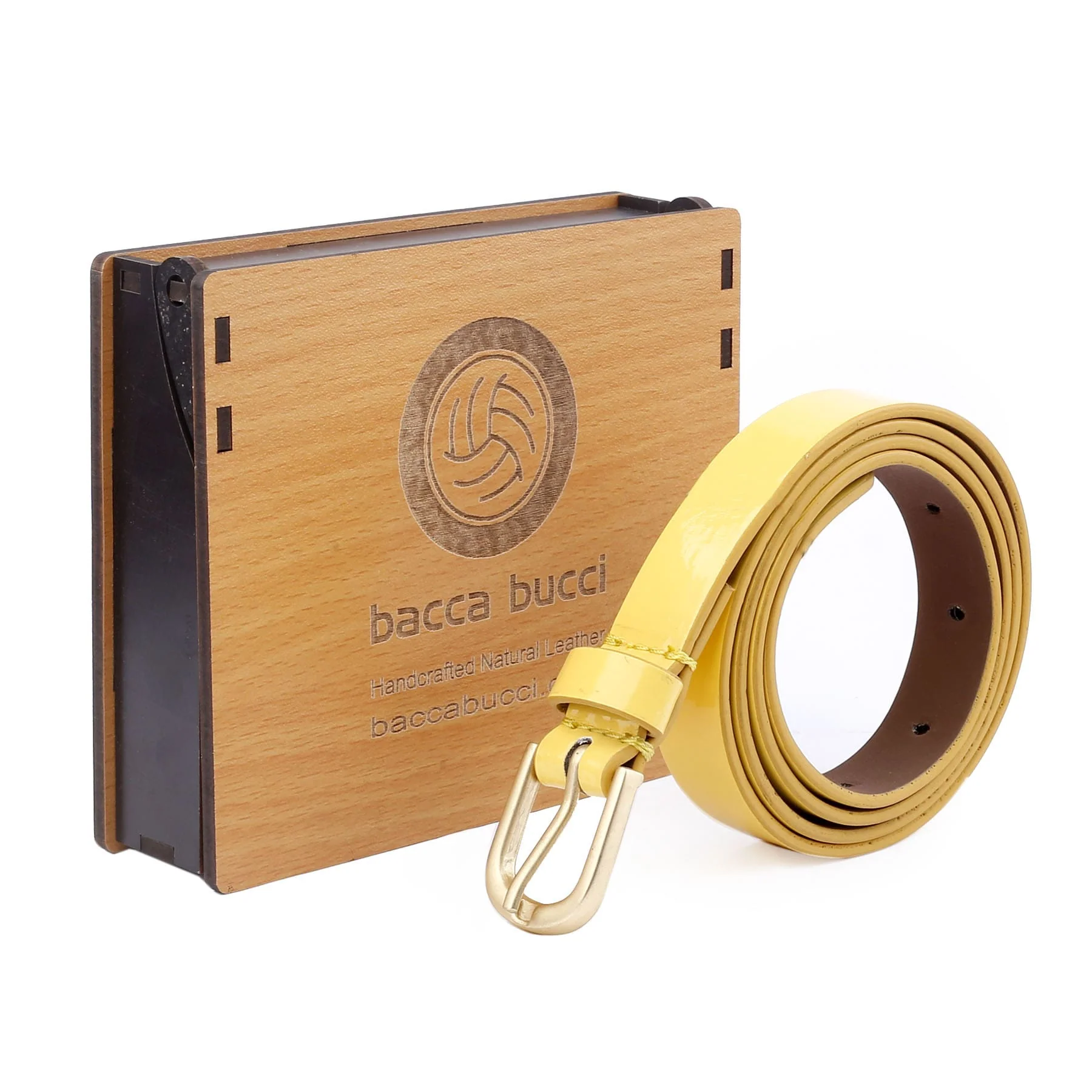 Bacca Bucci Women Leather Belts with Imported Nickle Free Buckle | Width : 20 MM | Solid Color Luster Finish Belt - Image 18