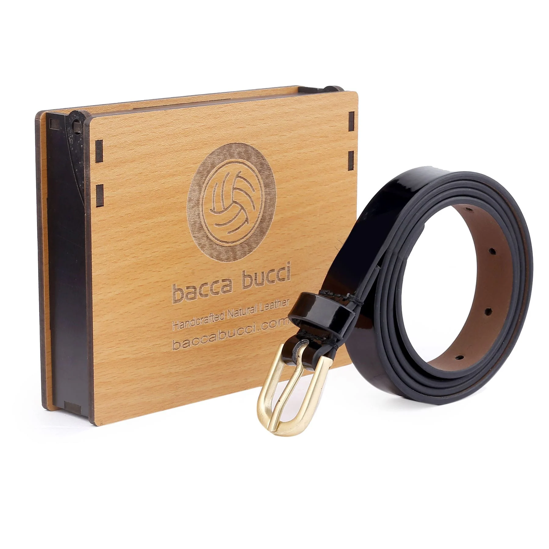 Bacca Bucci Women Leather Belts with Imported Nickle Free Buckle | Width : 20 MM | Solid Color Luster Finish Belt - Image 12