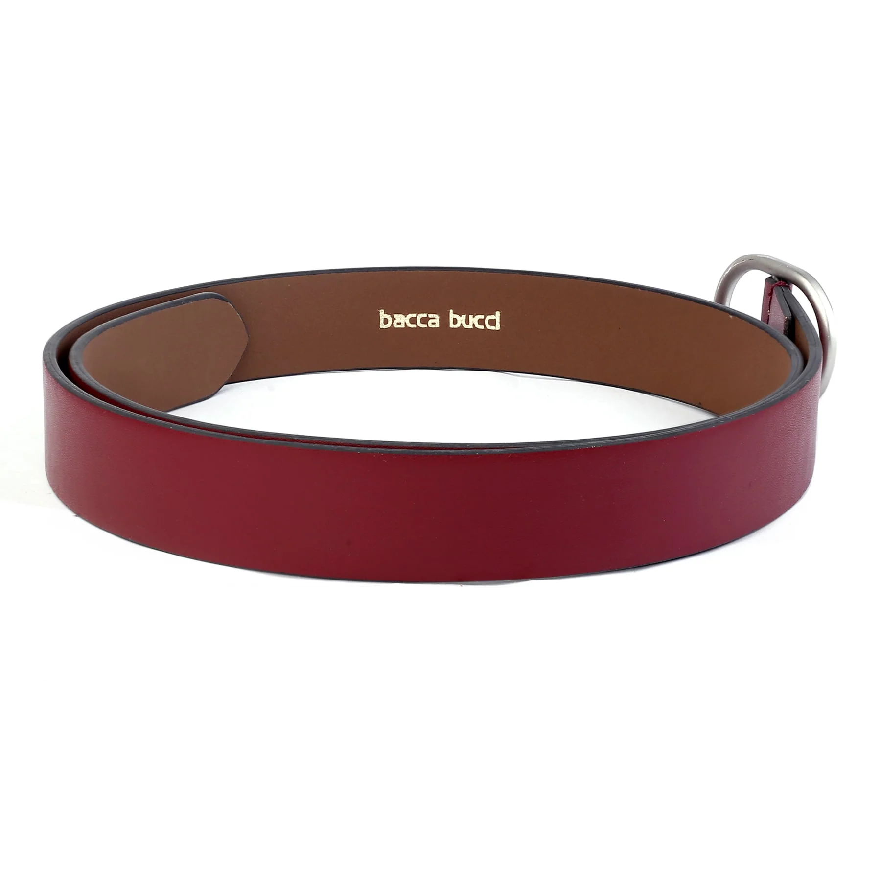 Bacca Bucci Women Leather Belts with Imported Nickle Free Buckle | Width : 30 MM | Solid Color Matt Luster Finish Belts - Image 6