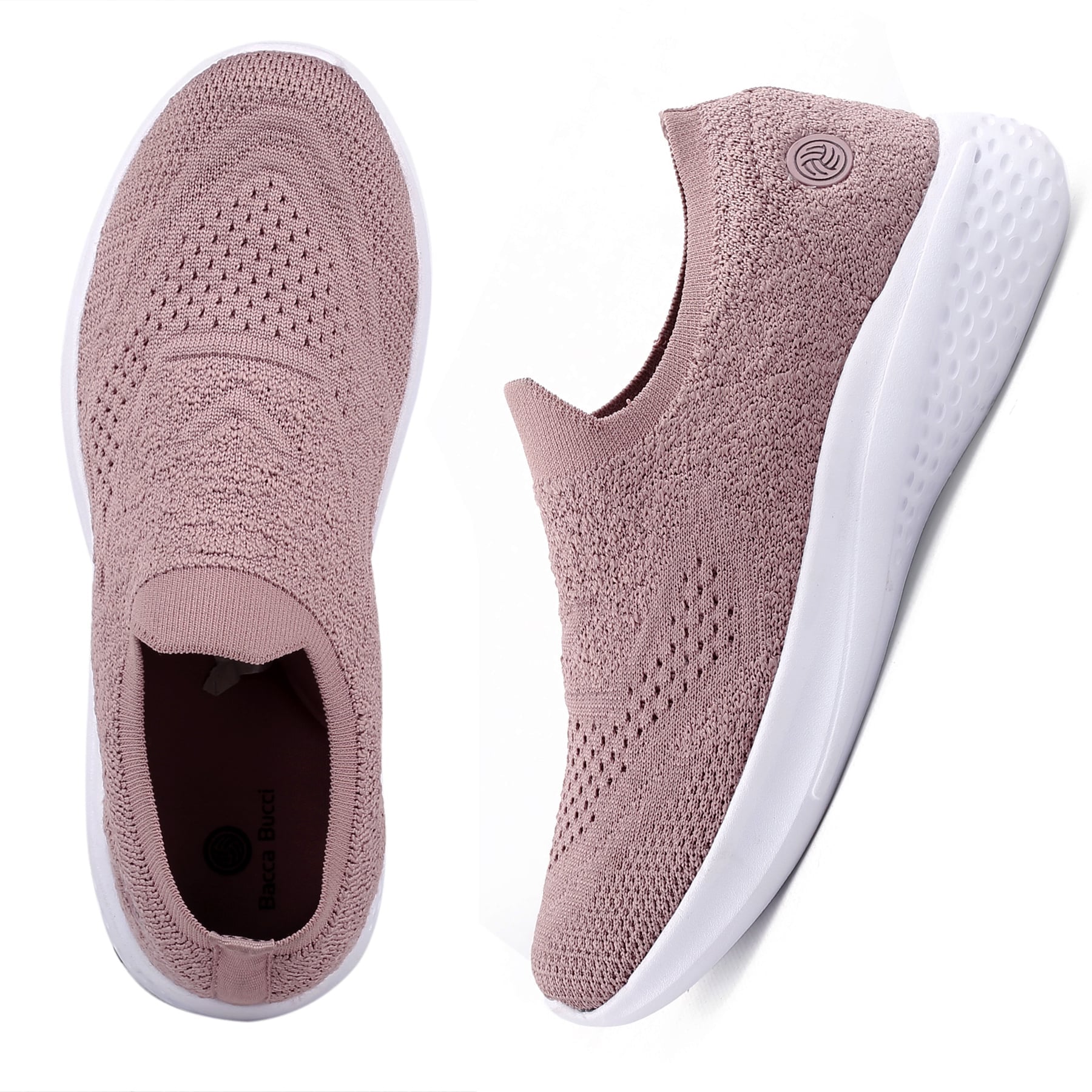 Bacca Bucci Women's WALKER Slip-On Walking Breathable Mesh Sports Shoes Sneakers - Image 29