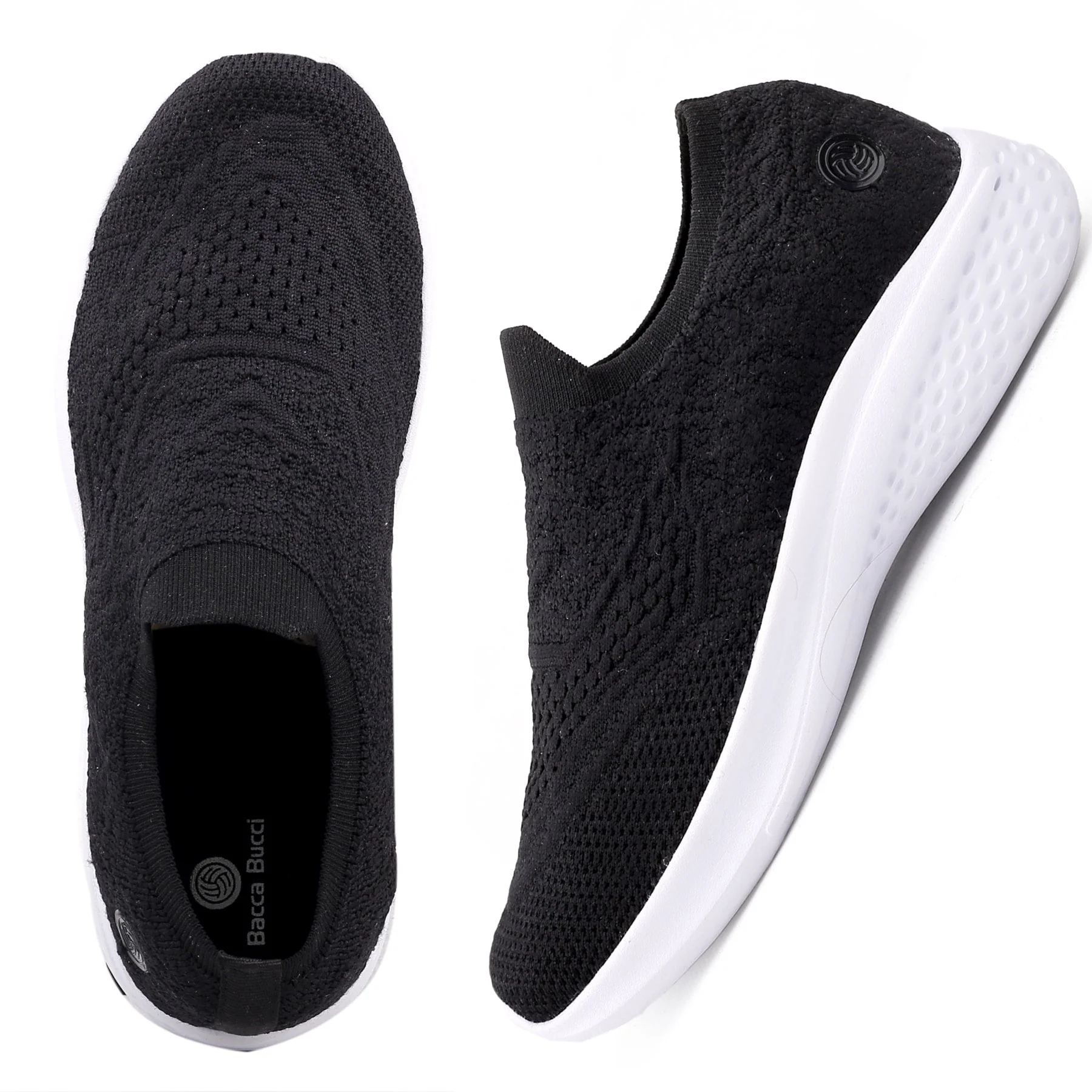 Bacca Bucci Women's WALKER Slip-On Walking Breathable Mesh Sports Shoes Sneakers - Image 13