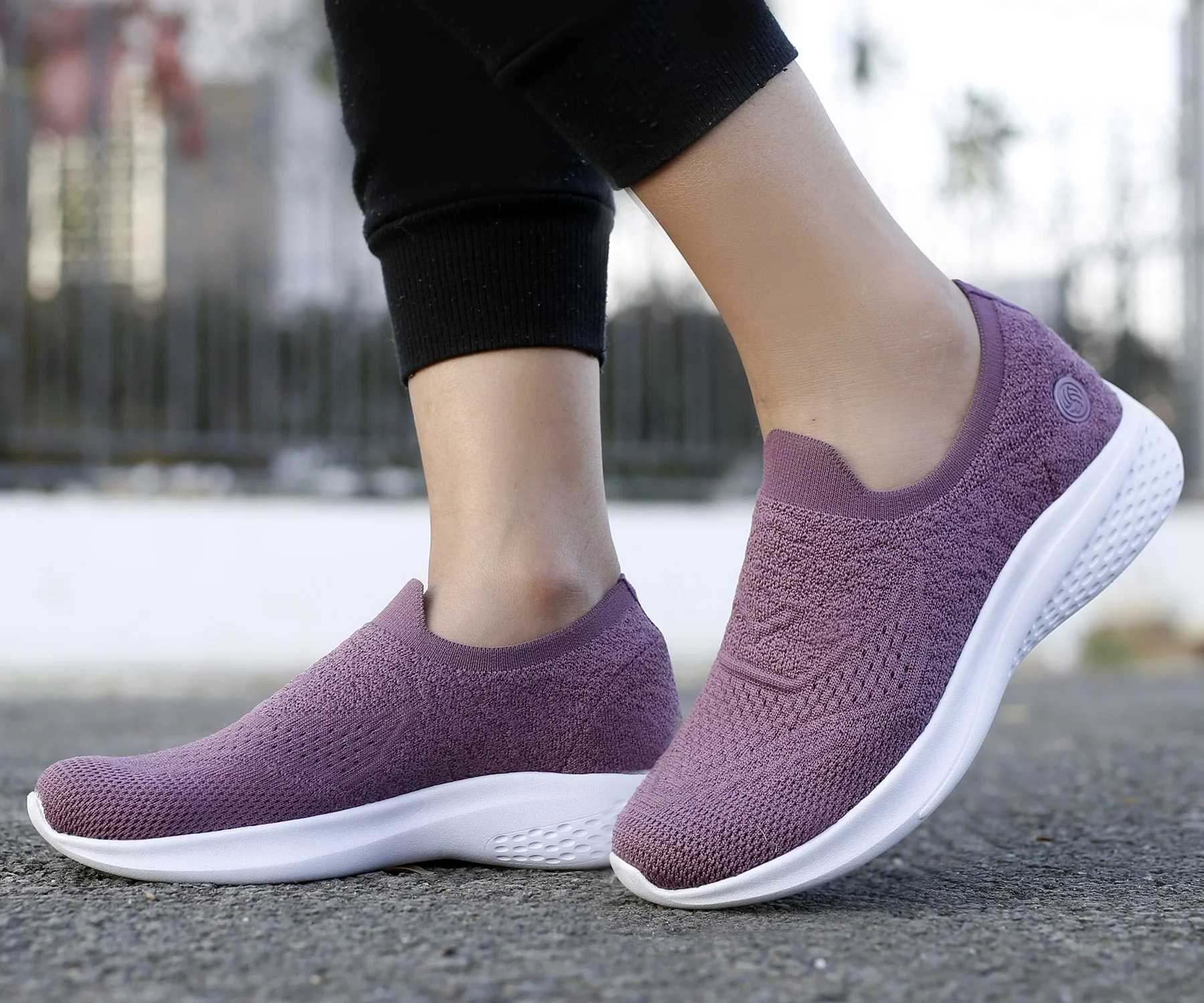 Bacca Bucci Women's WALKER Slip-On Walking Breathable Mesh Sports Shoes Sneakers - Image 26