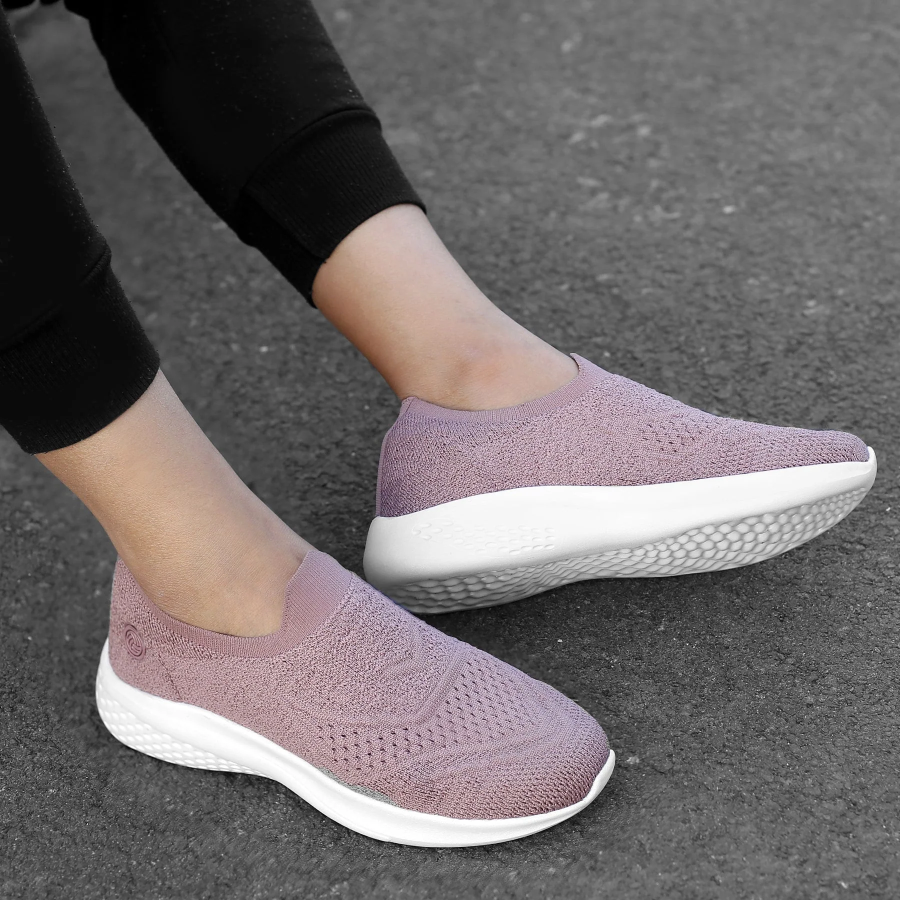 Bacca Bucci Women's WALKER Slip-On Walking Breathable Mesh Sports Shoes Sneakers - Image 27