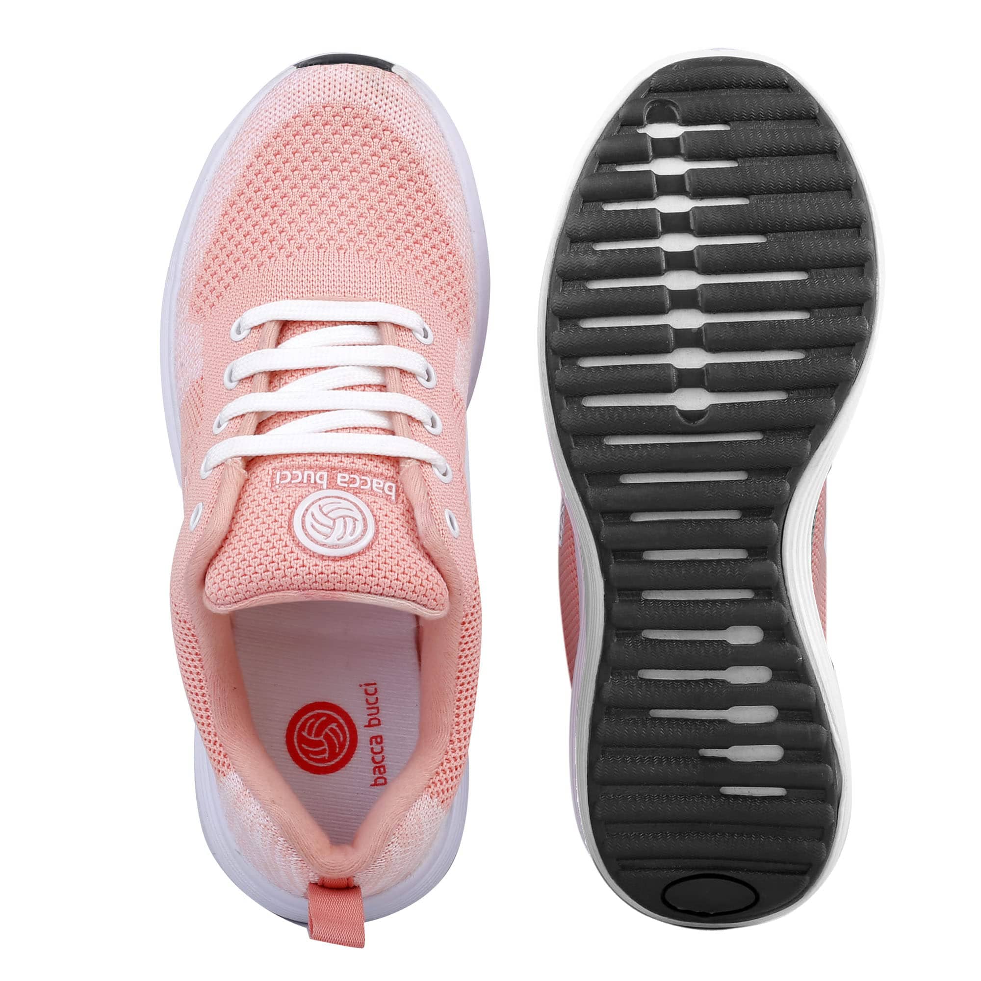 Bacca Bucci TOKYO Sneakers for Women | Orange Women Shoes For Casual Walk, Training & Gym - Image 6