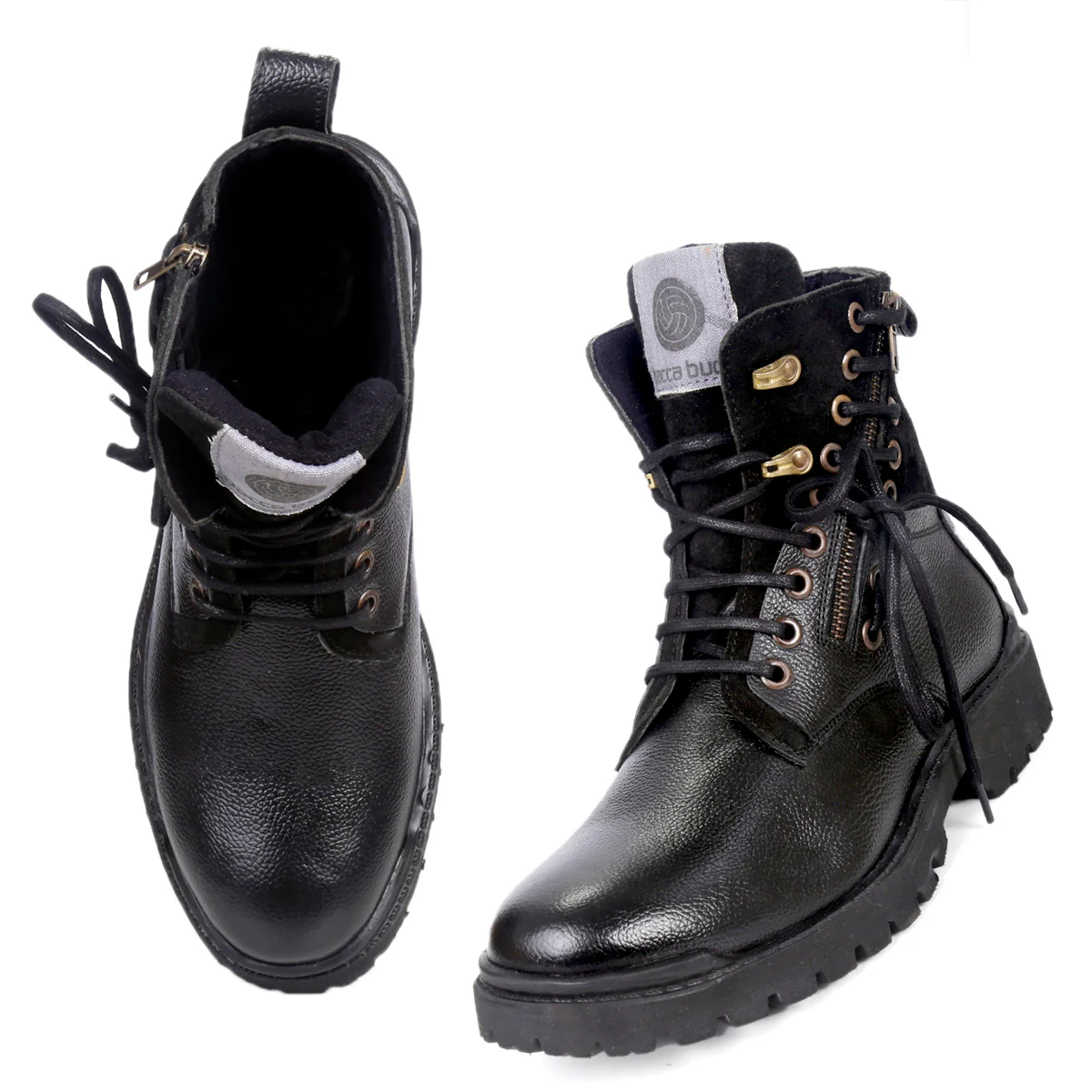 Bacca Bucci Combat Boots - Image 5