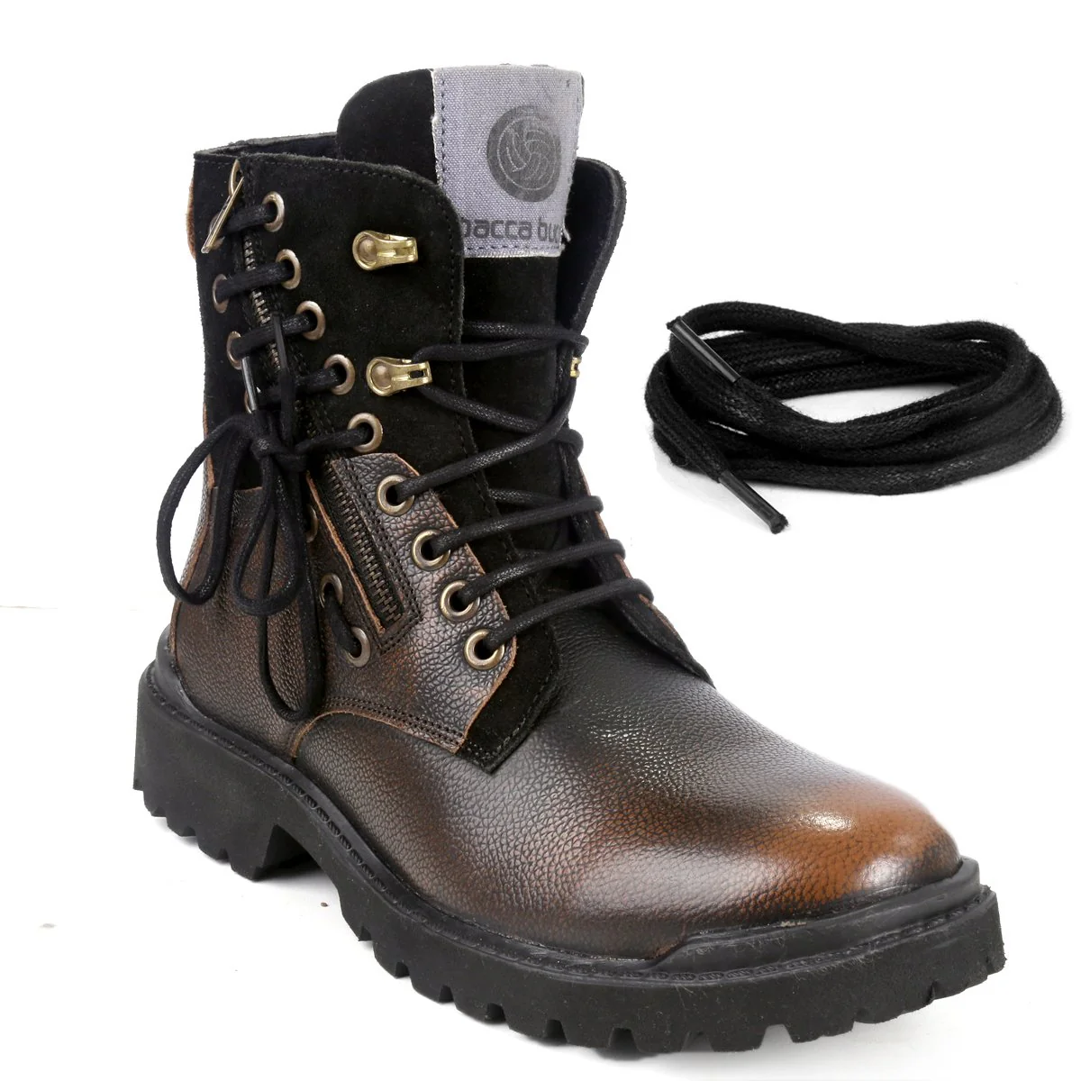 Bacca Bucci Combat Boots - Image 5
