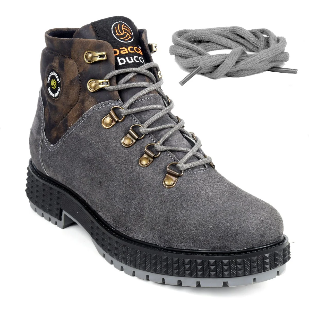 Bacca Bucci Men's URBAN Suede Leather Boots | Tactical Leather Boots for Motorcycle & Military - Image 5