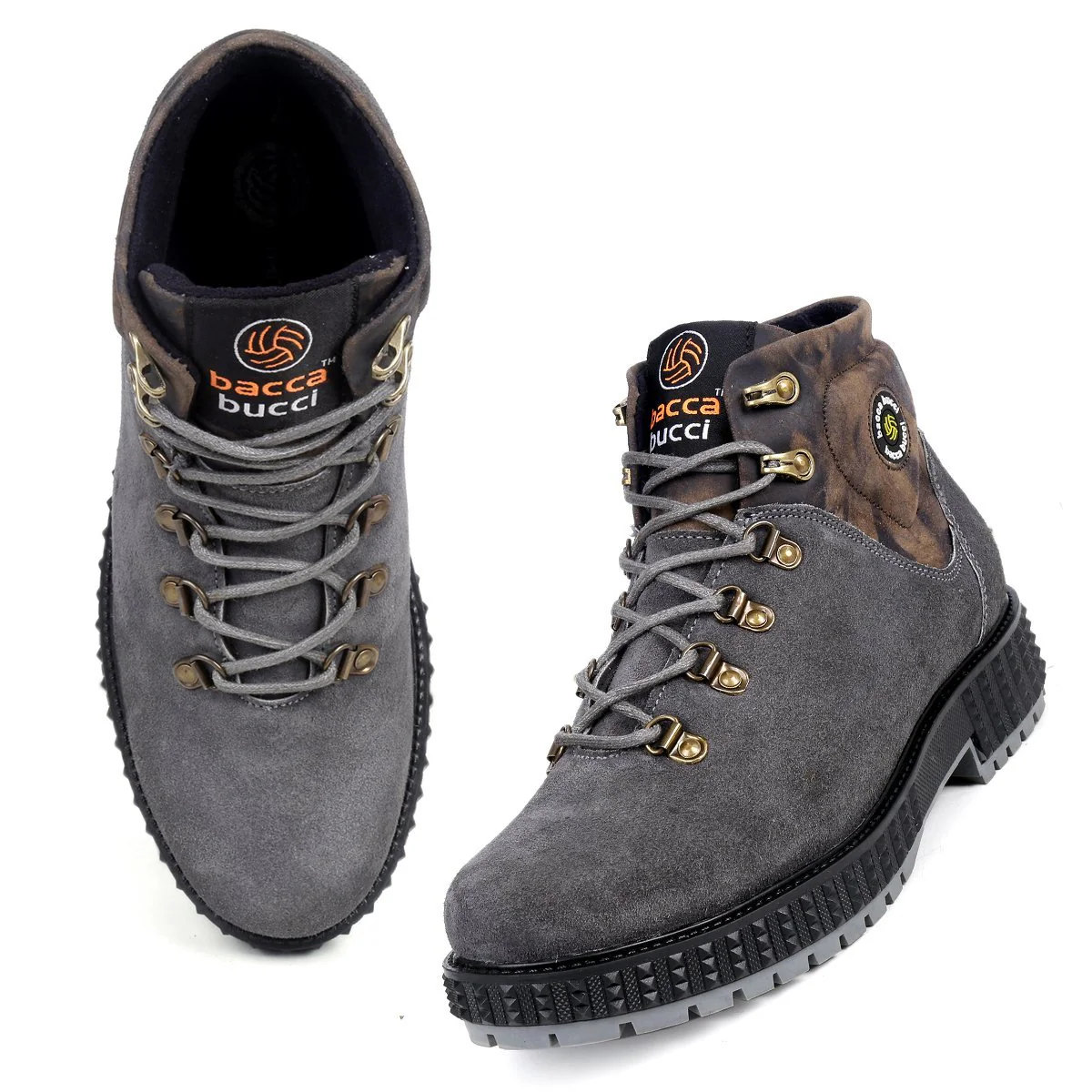 Bacca Bucci Men's URBAN Suede Leather Boots | Tactical Leather Boots for Motorcycle & Military - Image 9