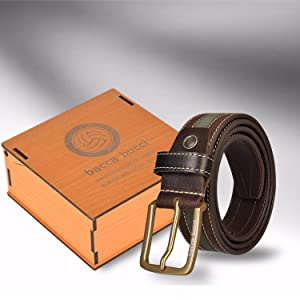 Bacca Bucci Genuine leather Casual Jeans belt 35 MM wide 4 MM thick - Image 7