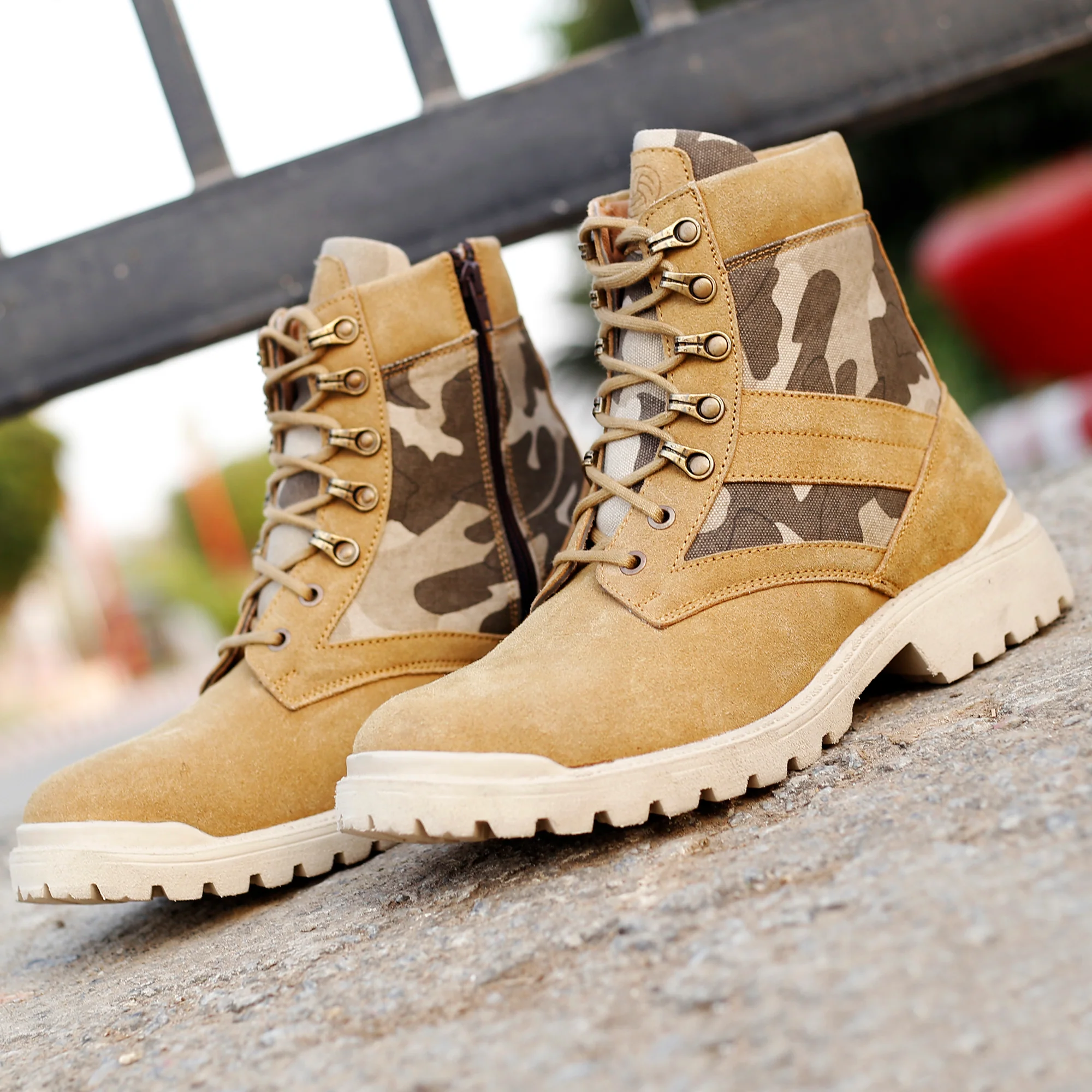 Bacca Bucci Military Jungle Boots - Image 3