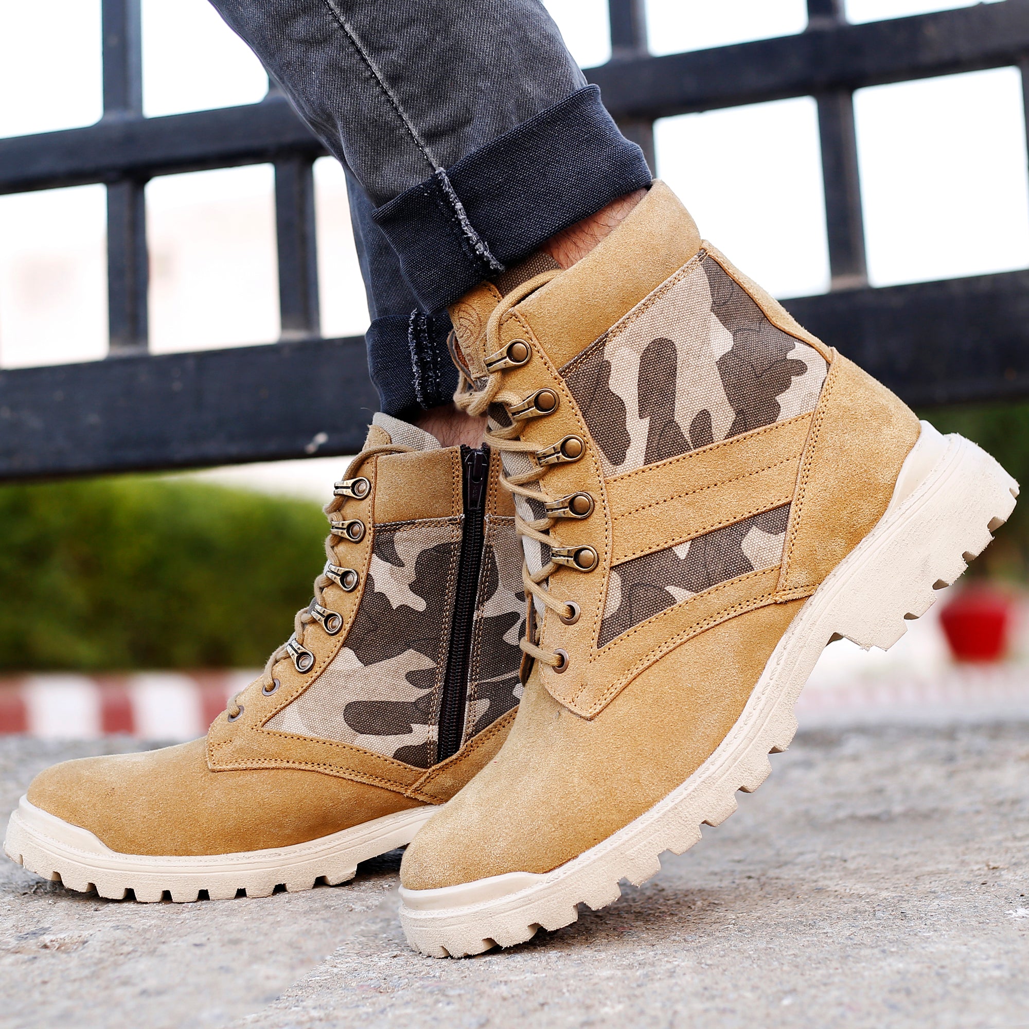 Bacca Bucci Military Jungle Boots - Image 4